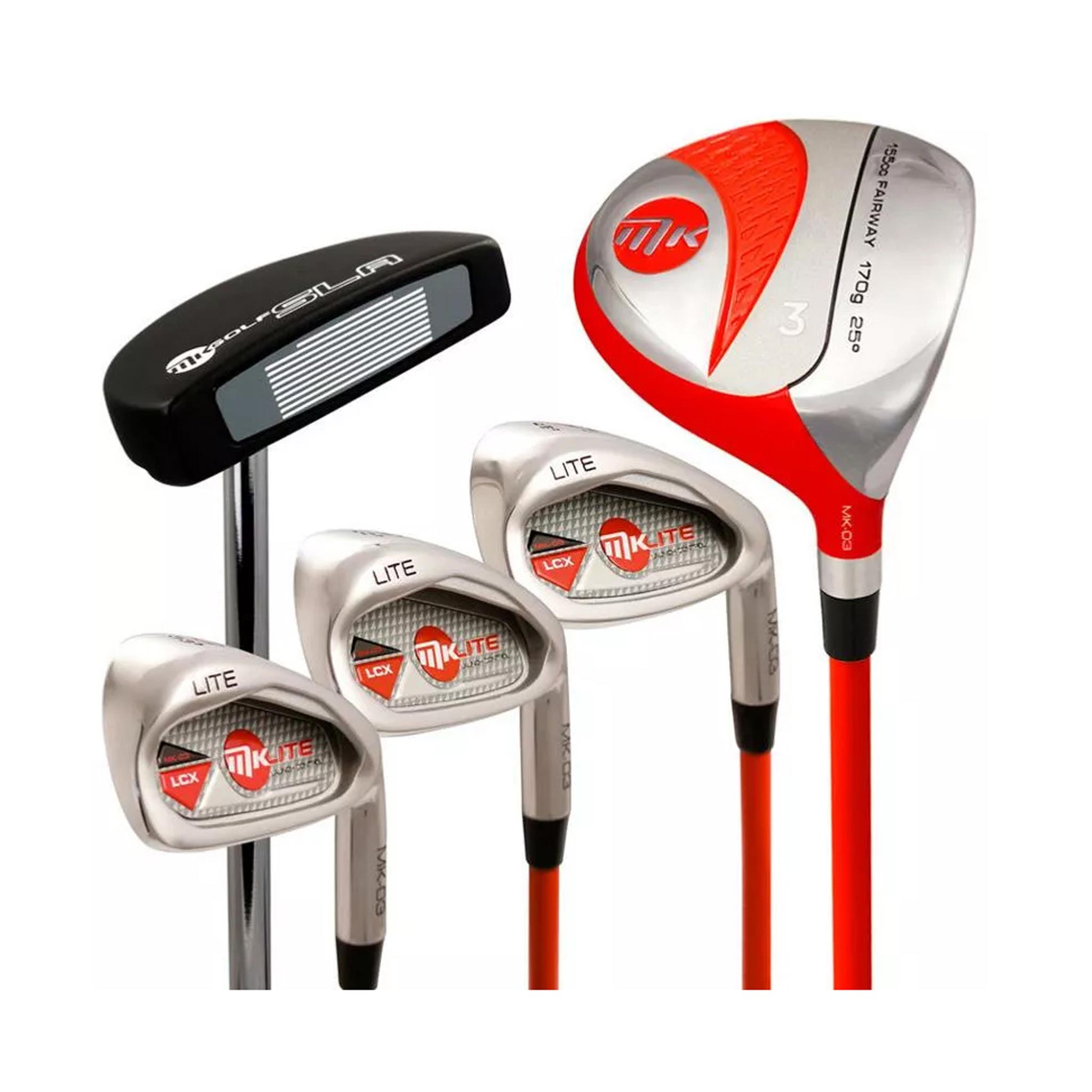 MASTERS MKIDS HALF SET 53 INCH / Red / Right