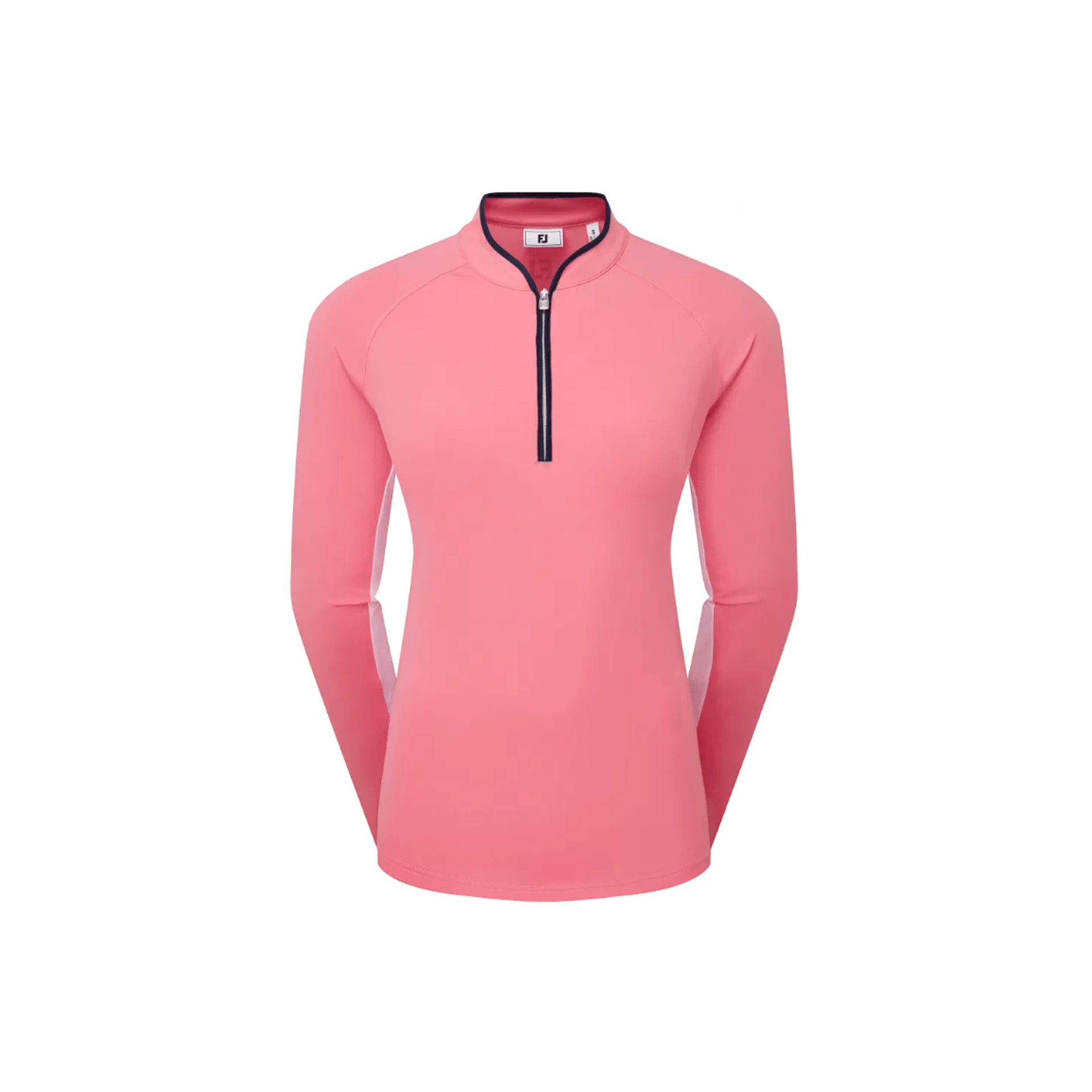 FJ 1/4 ZIP LS SUN PROTECTION OUTERWEAR PINK LEMONADE L