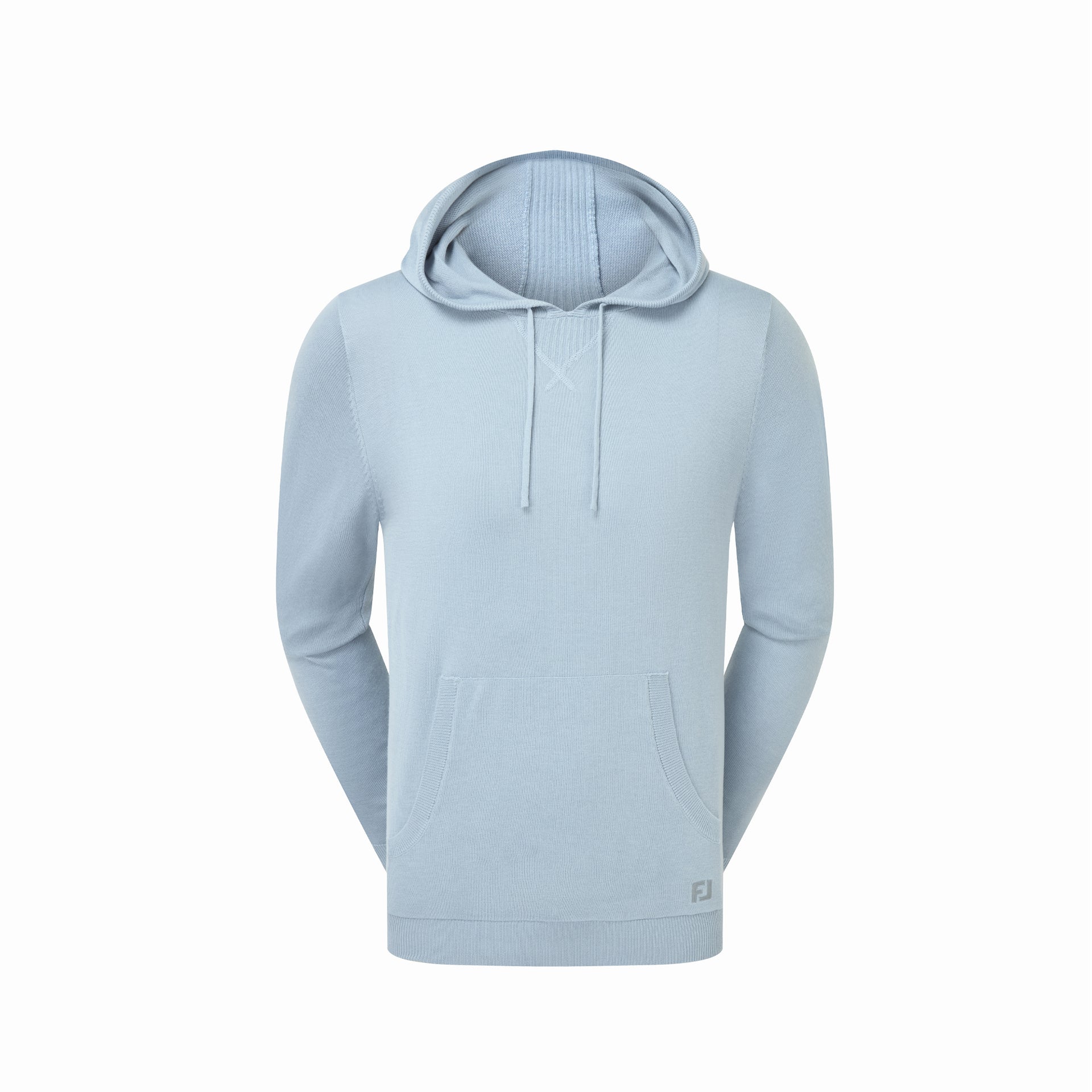 FJ DRIRELEASE KNIT HOODIE CHAMBRAY