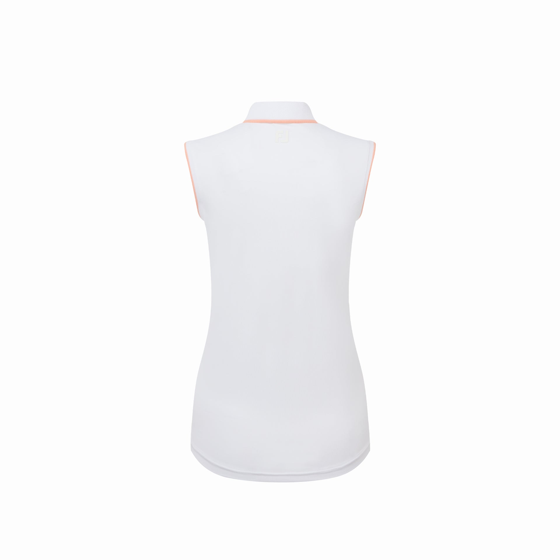 SLEEVELESS POLO WHITE