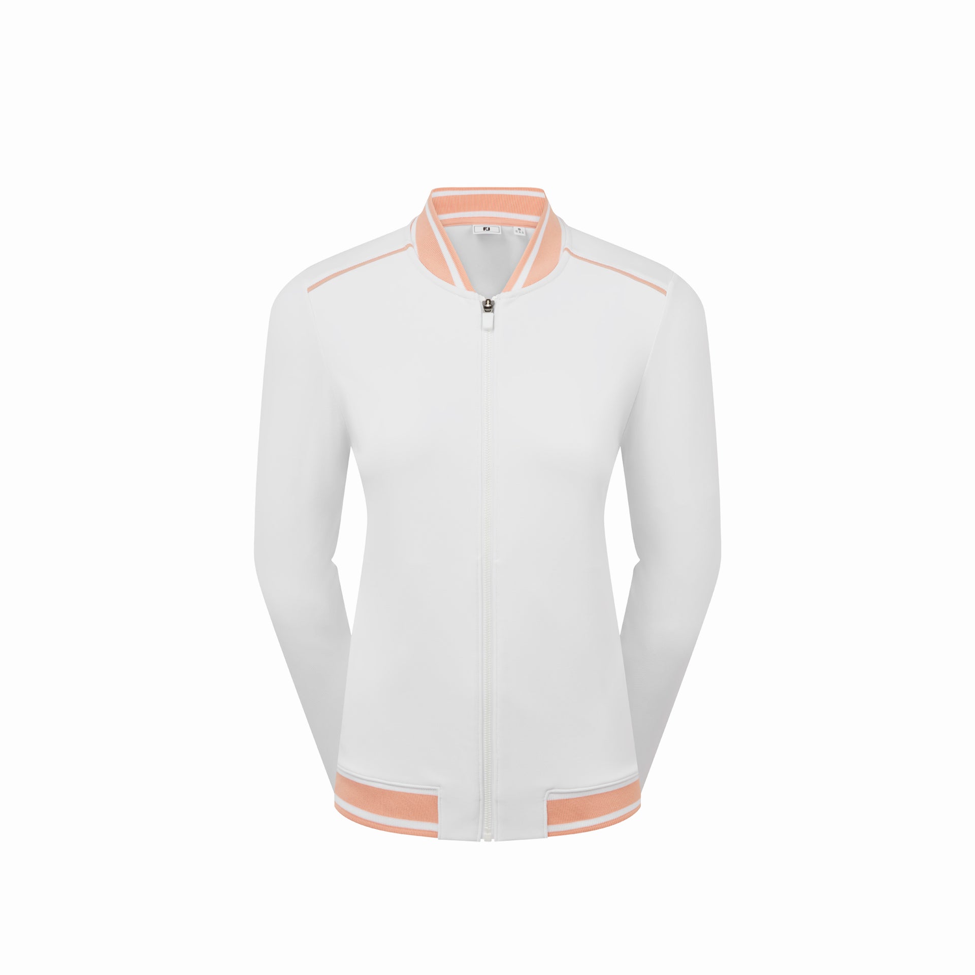 TRACK JACKET WHITE / DESERT PEACH