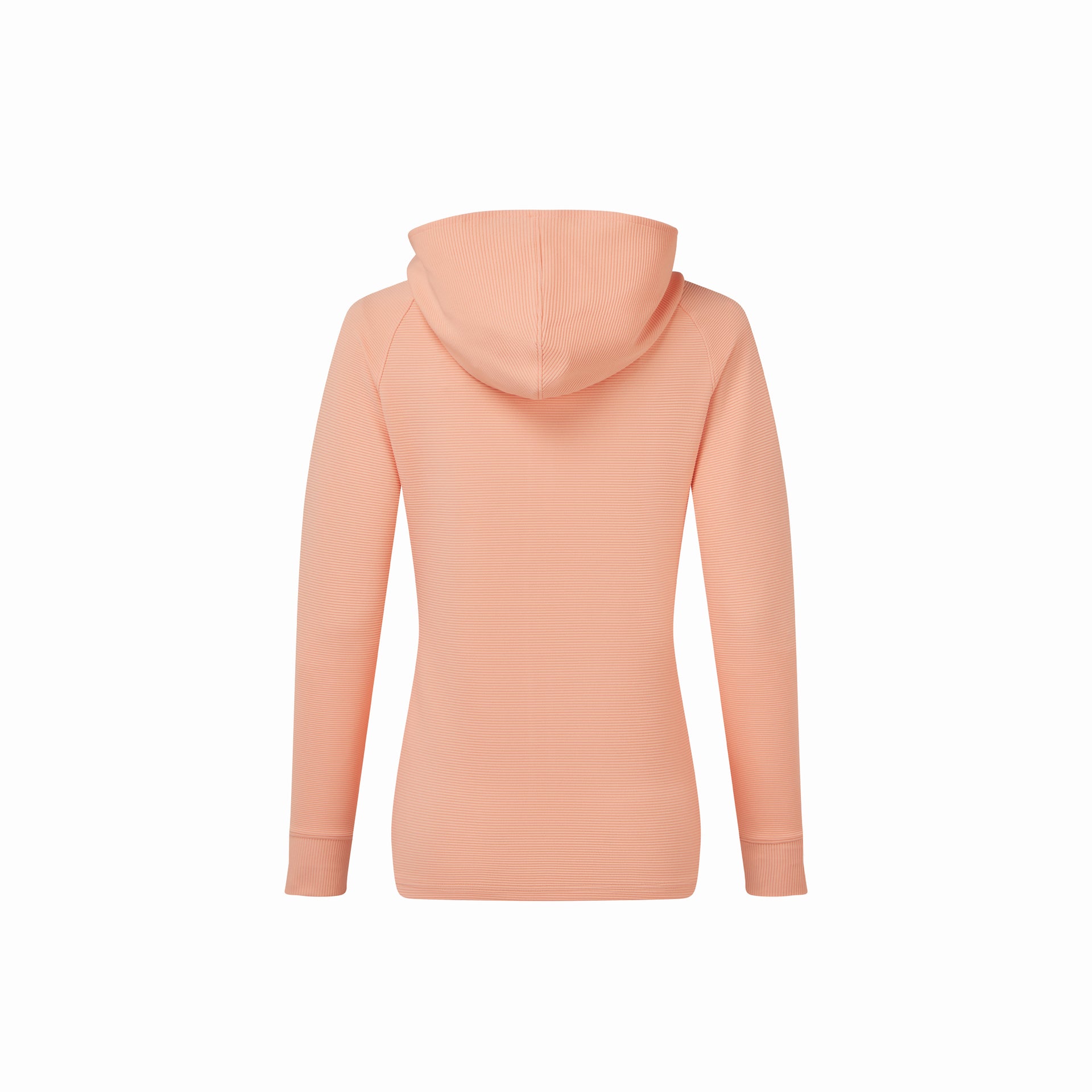 FULL-ZIP OTTOMAN HOODIE DESERT PEACH