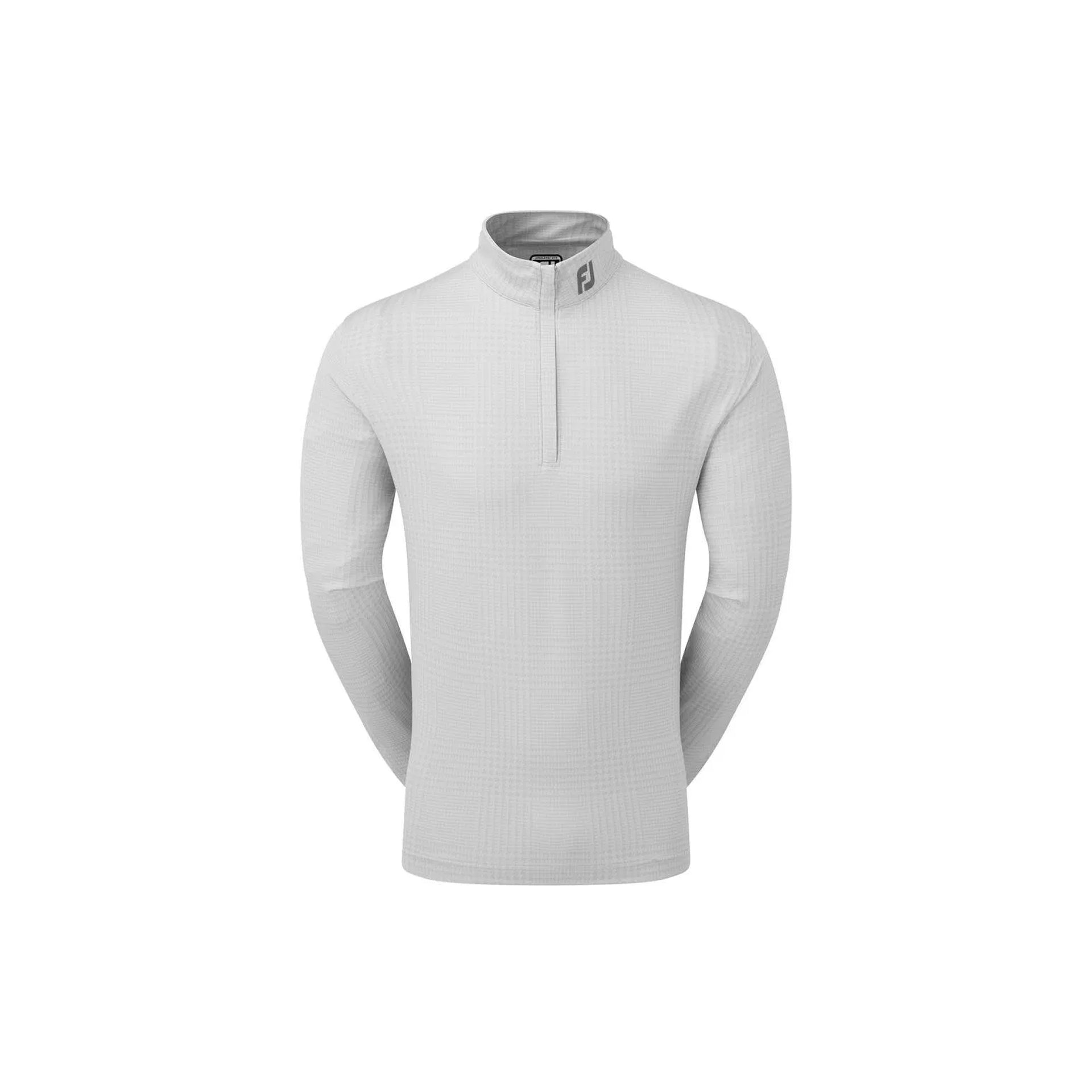 FJ EU GLEN PLAID PRT MIDLAYER GREY L