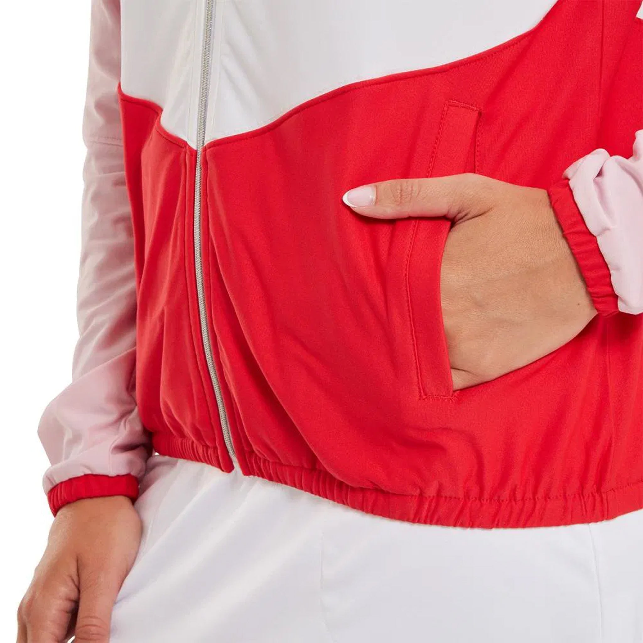 FJ EU F-ZIP HOODY WOMENS PINK/RED XS