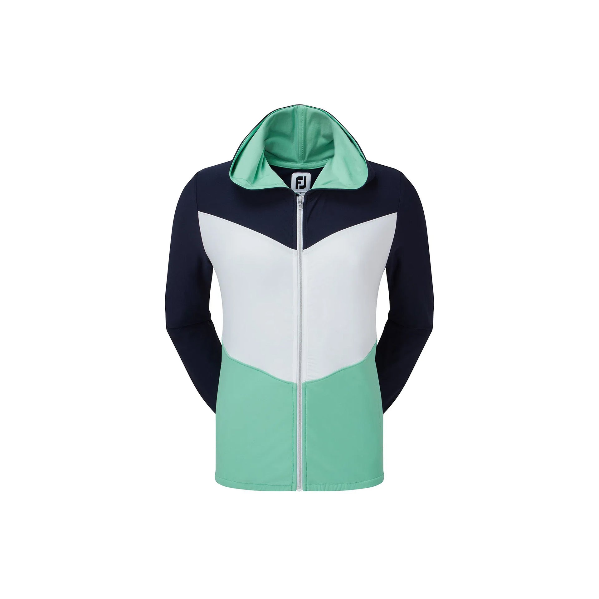 FJ EU F-ZIP HOODY WOMENS NAVY/MINT L