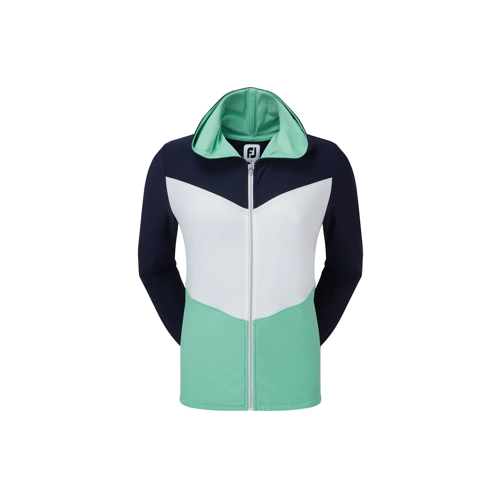 FJ EU F-ZIP HOODY WOMENS NAVY/MINT L