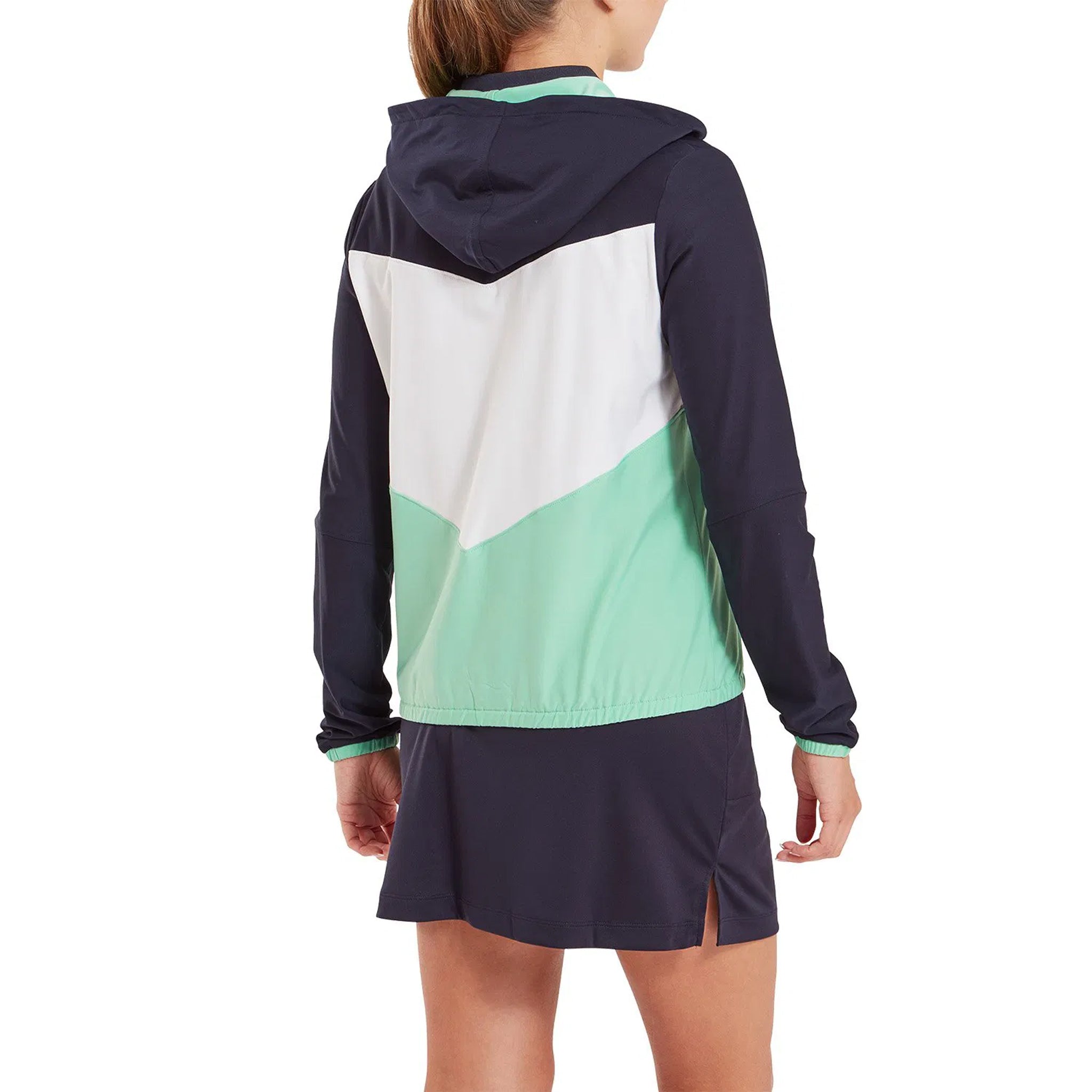 FJ EU F-ZIP HOODY WOMENS NAVY/MINT S