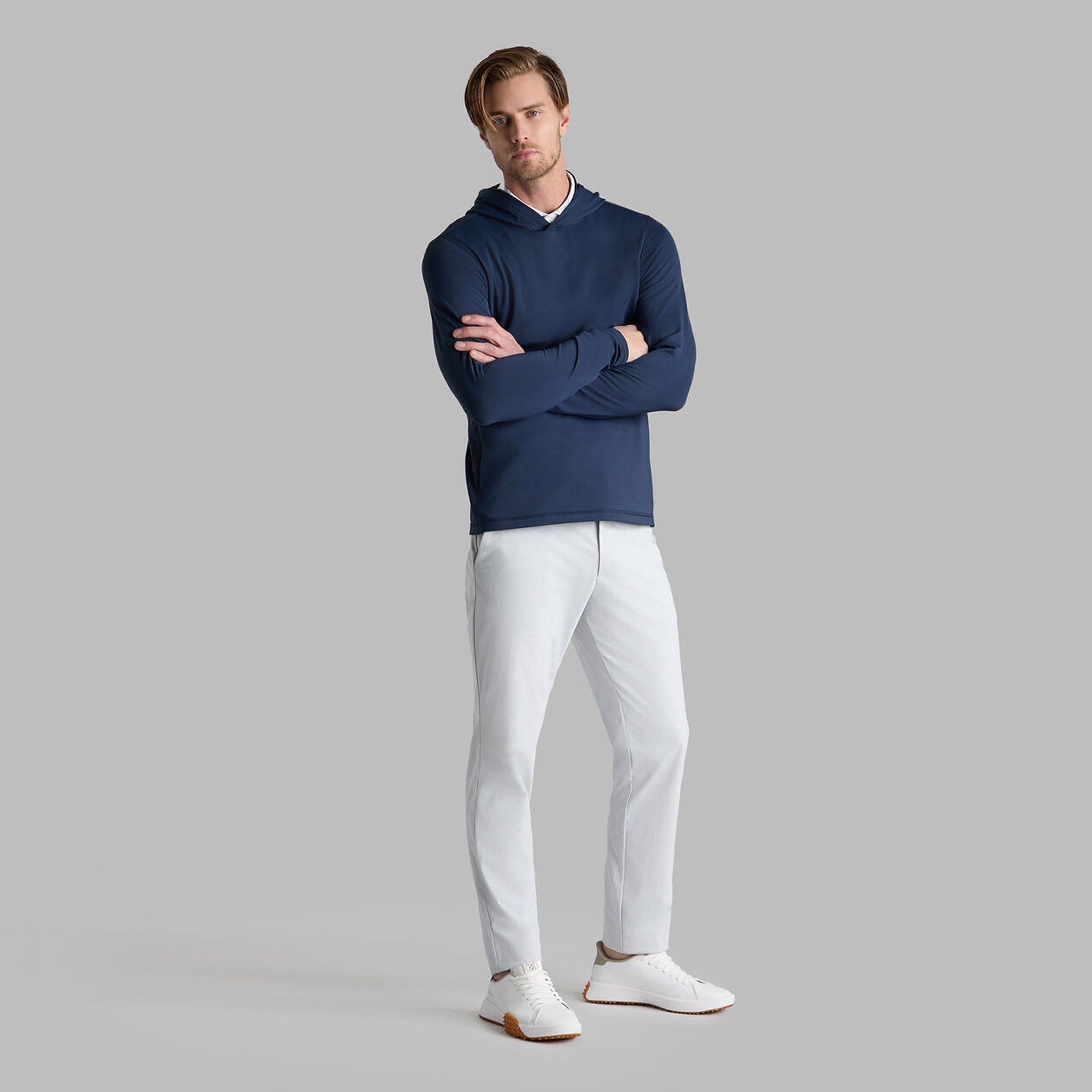 G4 BRUSHED BACK TECH TERRY HOODIE TWILIGHT / L