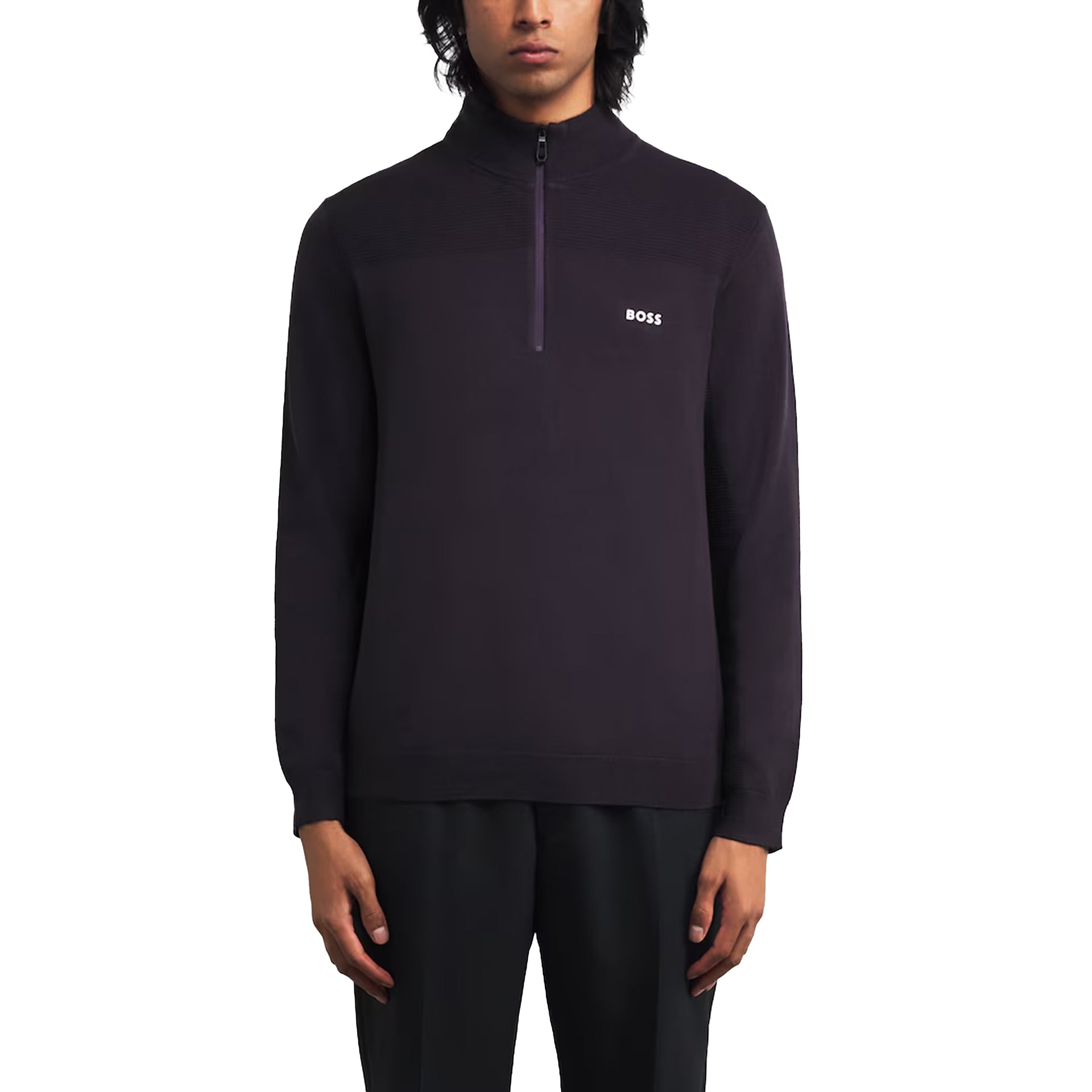 HB MOMENTUM X QUARTER ZIP DARK BLUE / L