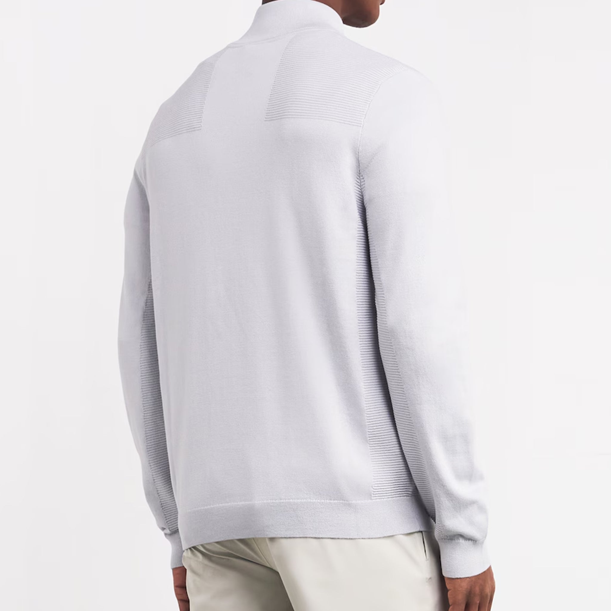 HB MOMENTUM X QUARTER ZIP OPEN GREY / L
