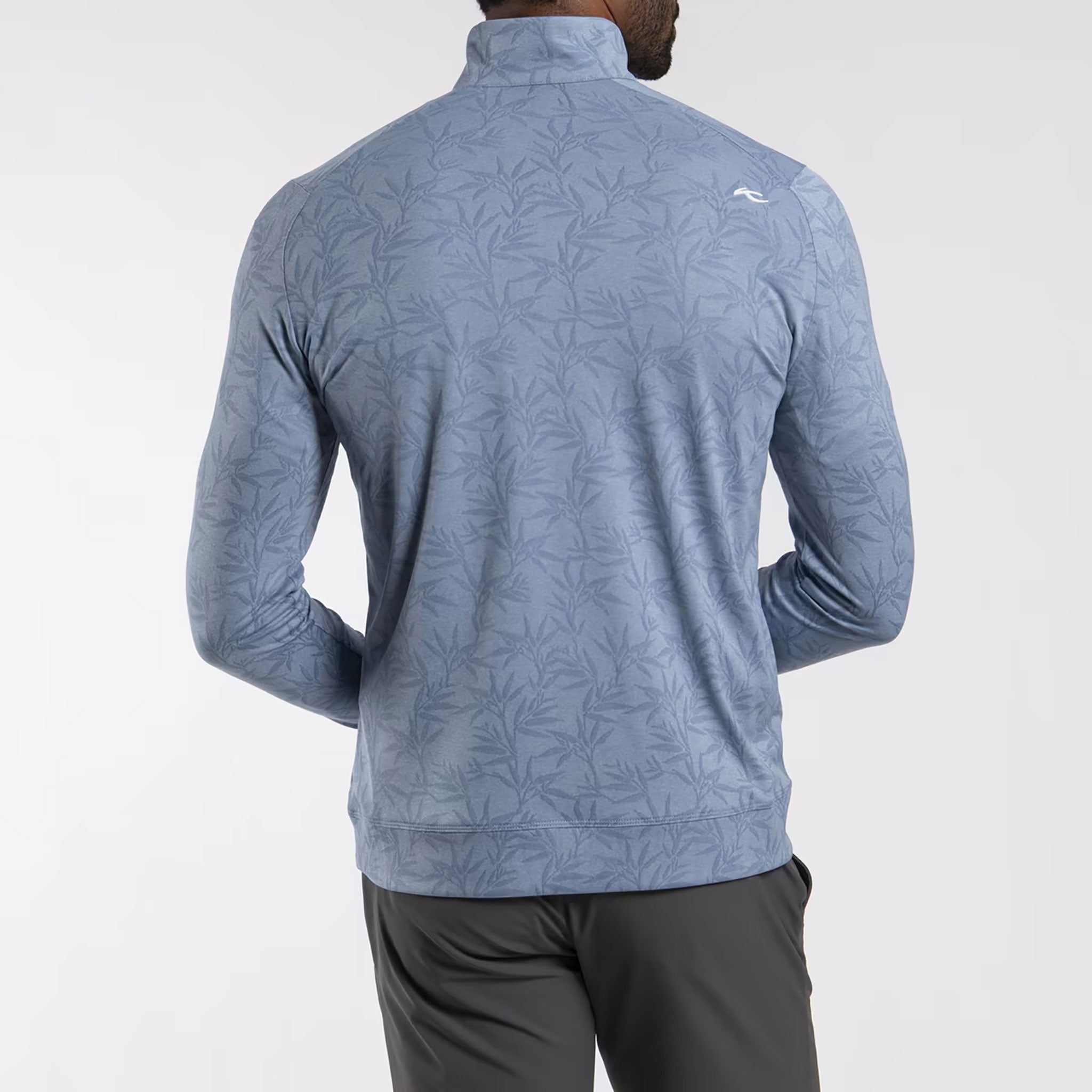 KJ MENS HALF ZIP NEPTUNE/POWDER BLUE / 48
