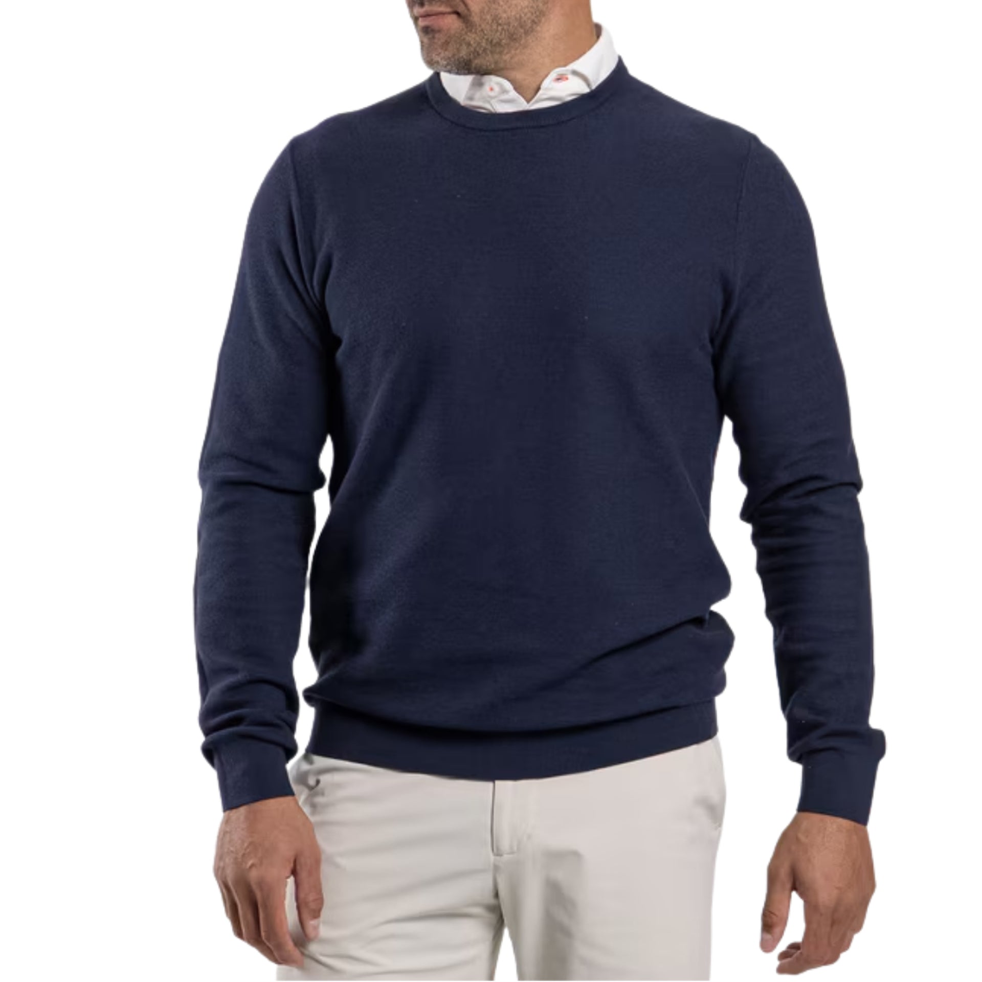 KJ MENS CREW NECK SWEATER ATLANTA BLUE