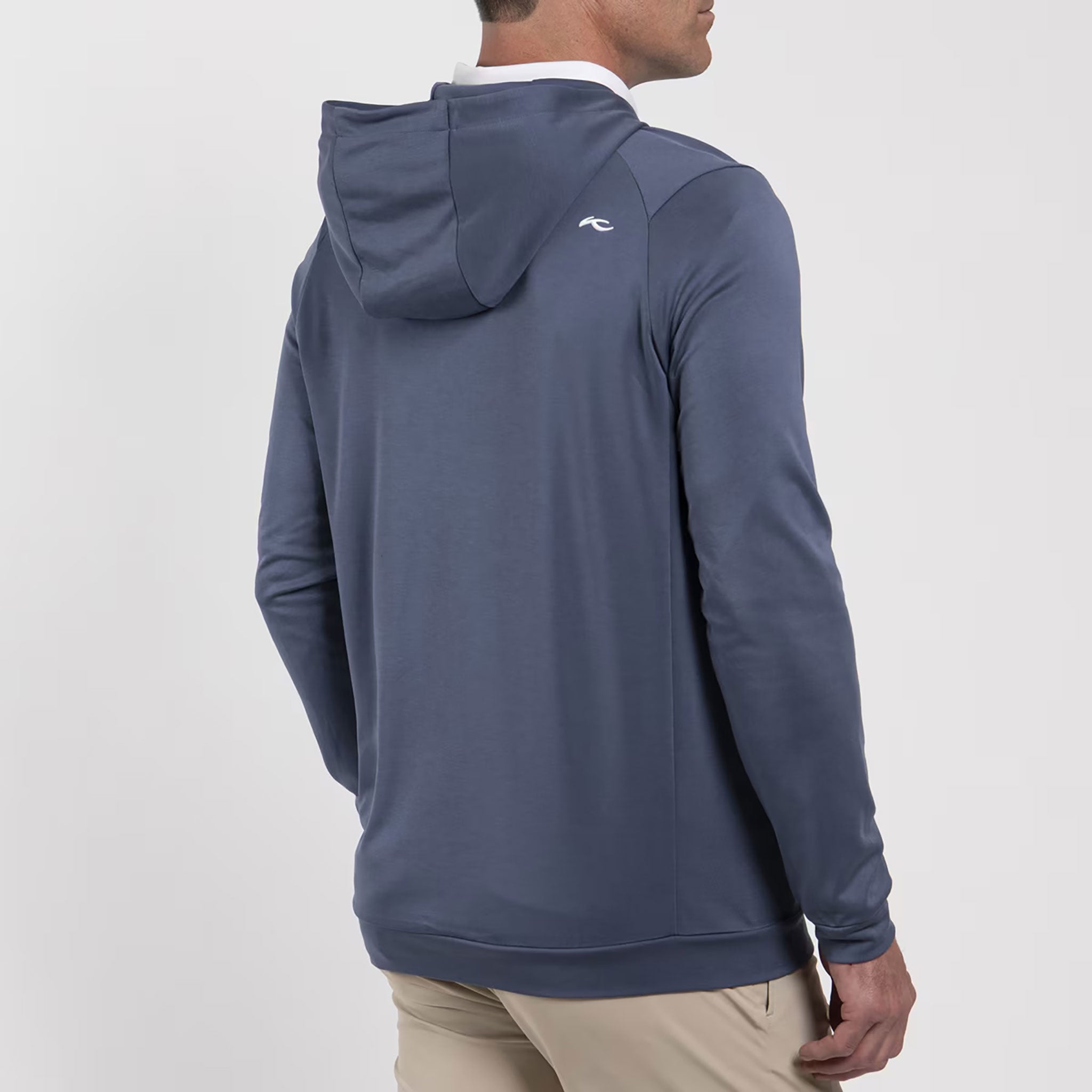 KJ MENS CALLEN HOODED MID LAYER ATLANTA BLUE / 46