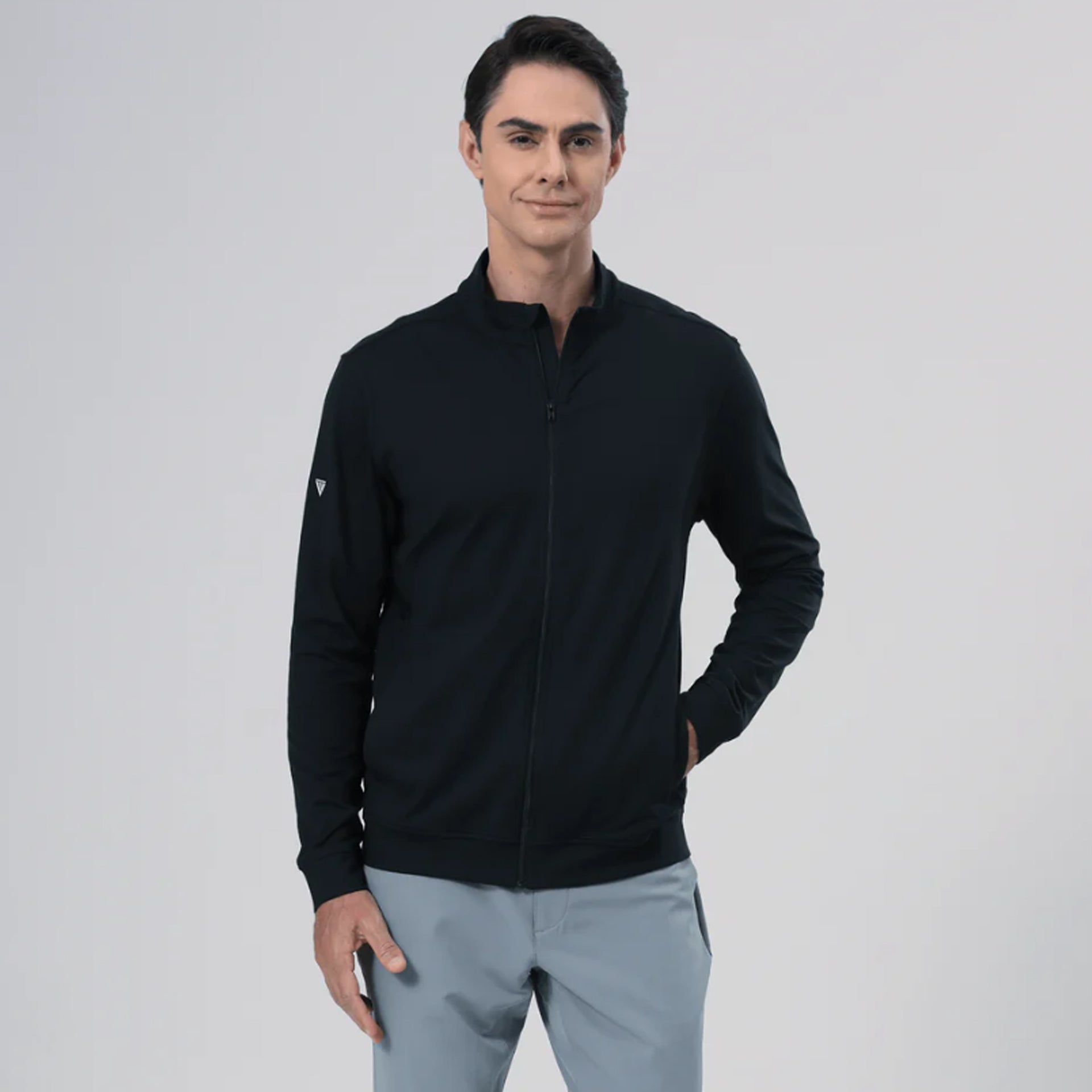 FULL ZIP JACKET BLACK