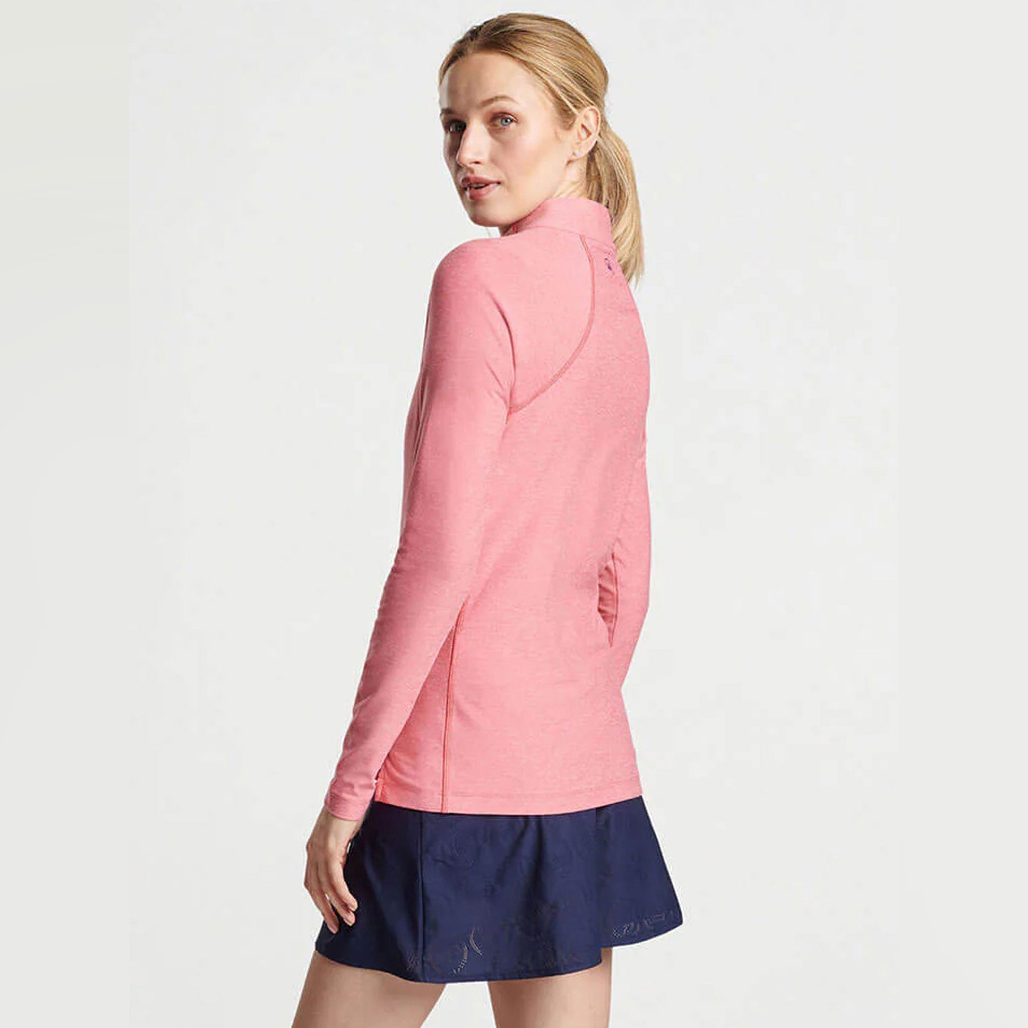 PM LADIES MELANGE RAGLAN SLEEVE PERTH LAYER PRISM / L