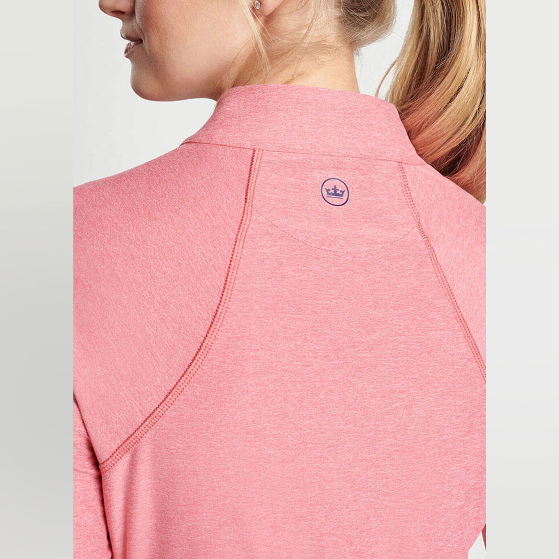 PM LADIES MELANGE RAGLAN SLEEVE PERTH LAYER PRISM / L