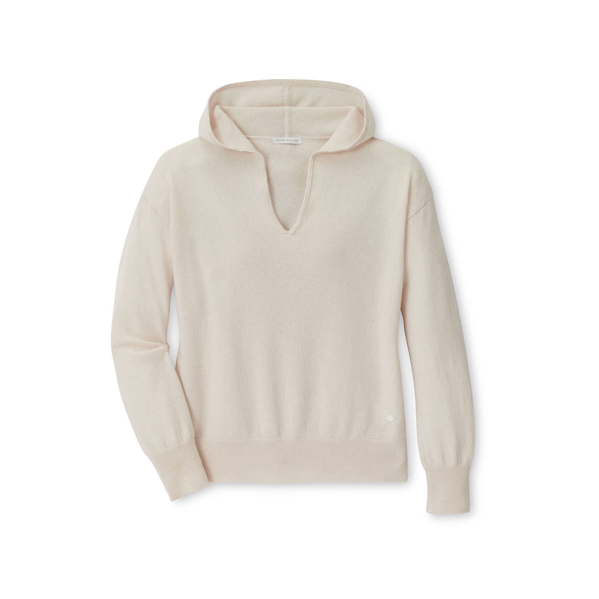 PM SUMMER CASHMERE HOODIE WHITE SAND / L