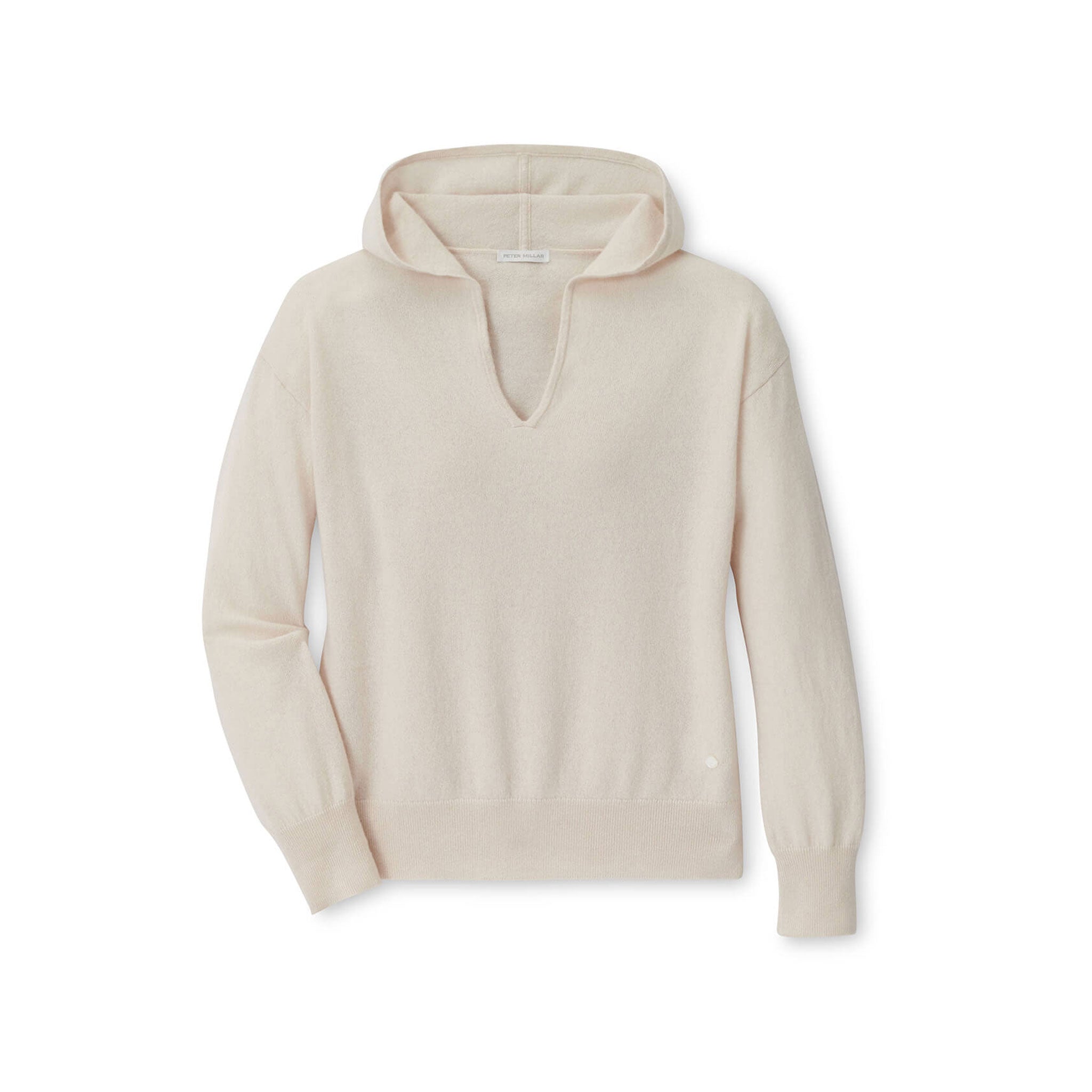 PM SUMMER CASHMERE HOODIE WHITE SAND / L