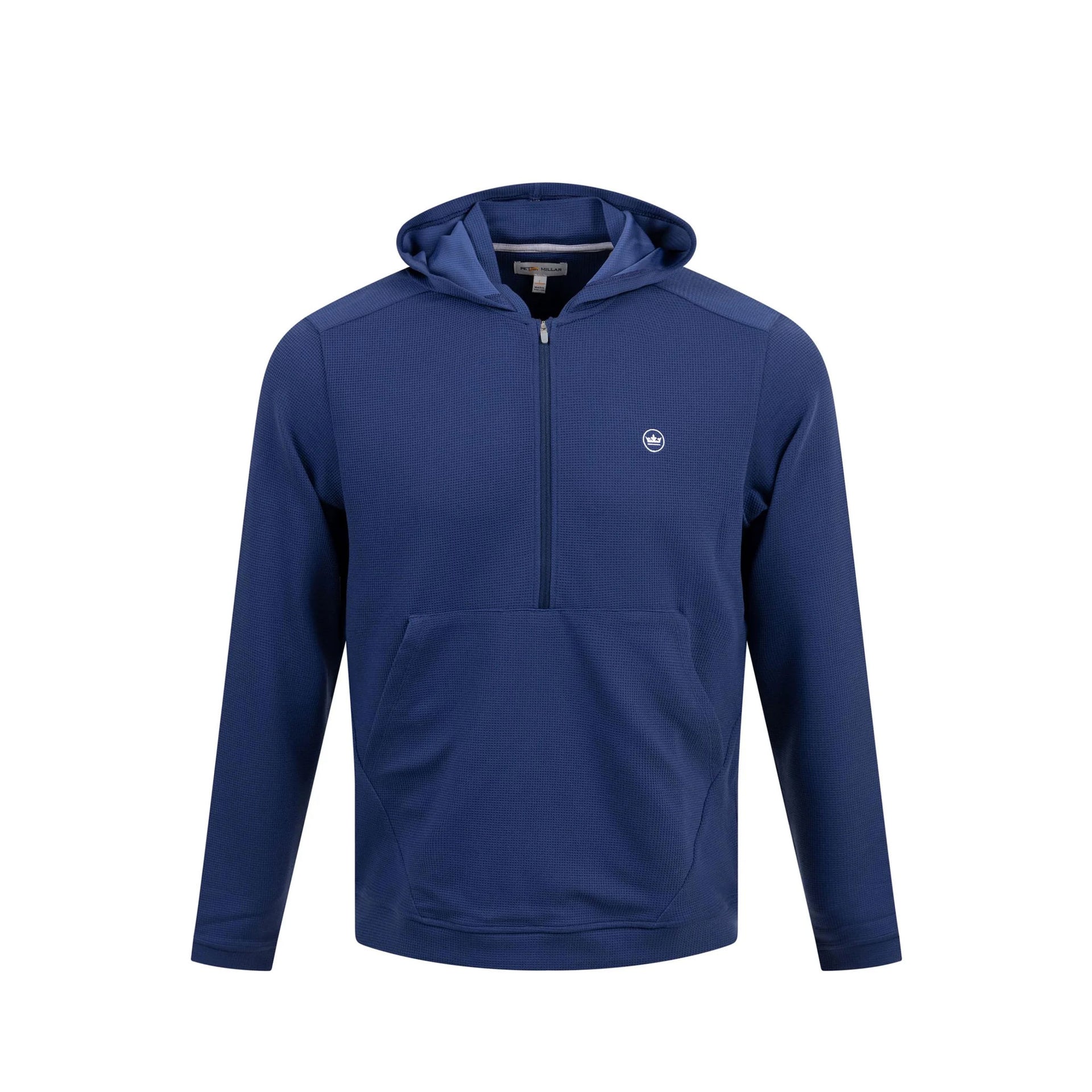 PM GRID PERFORMANCE HALF-ZIP HOODIE STONE NAVY / XXL
