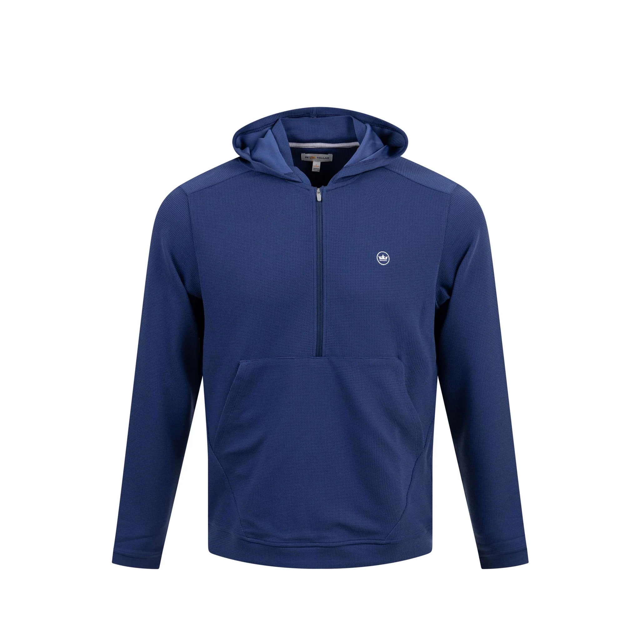 PM GRID PERFORMANCE HALF-ZIP HOODIE STONE NAVY / XXL