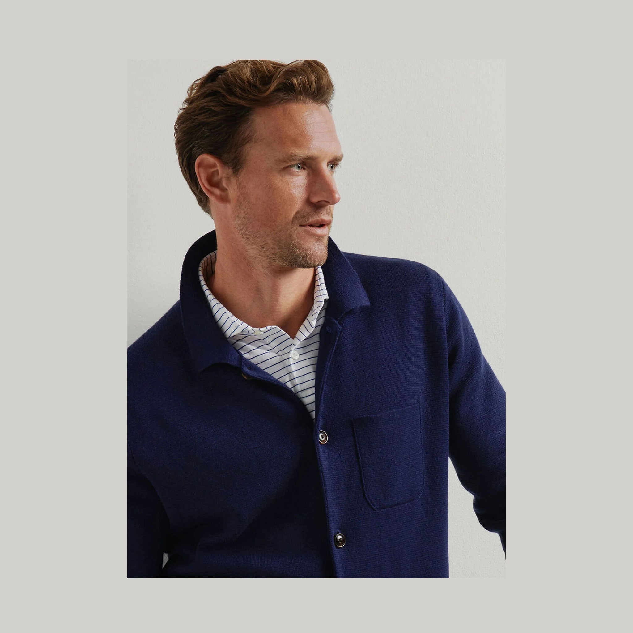 PM MENS CONNOLY CHORE COAT NAVY / XXL