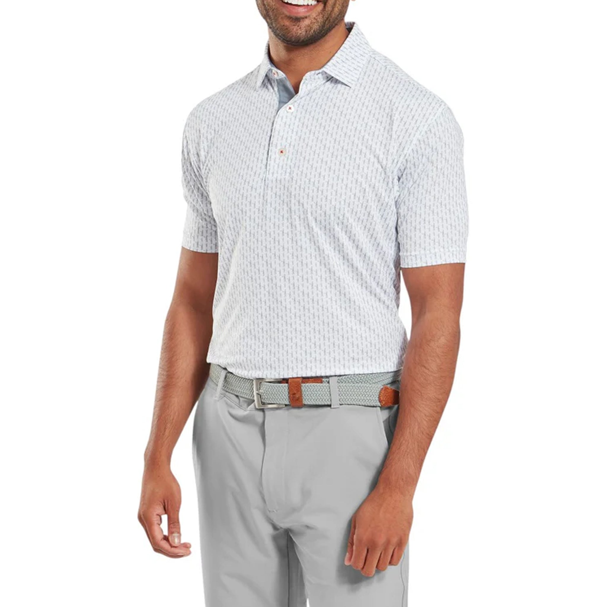 FJ FIGURE PRINT LISLE WHITE / FLINT S