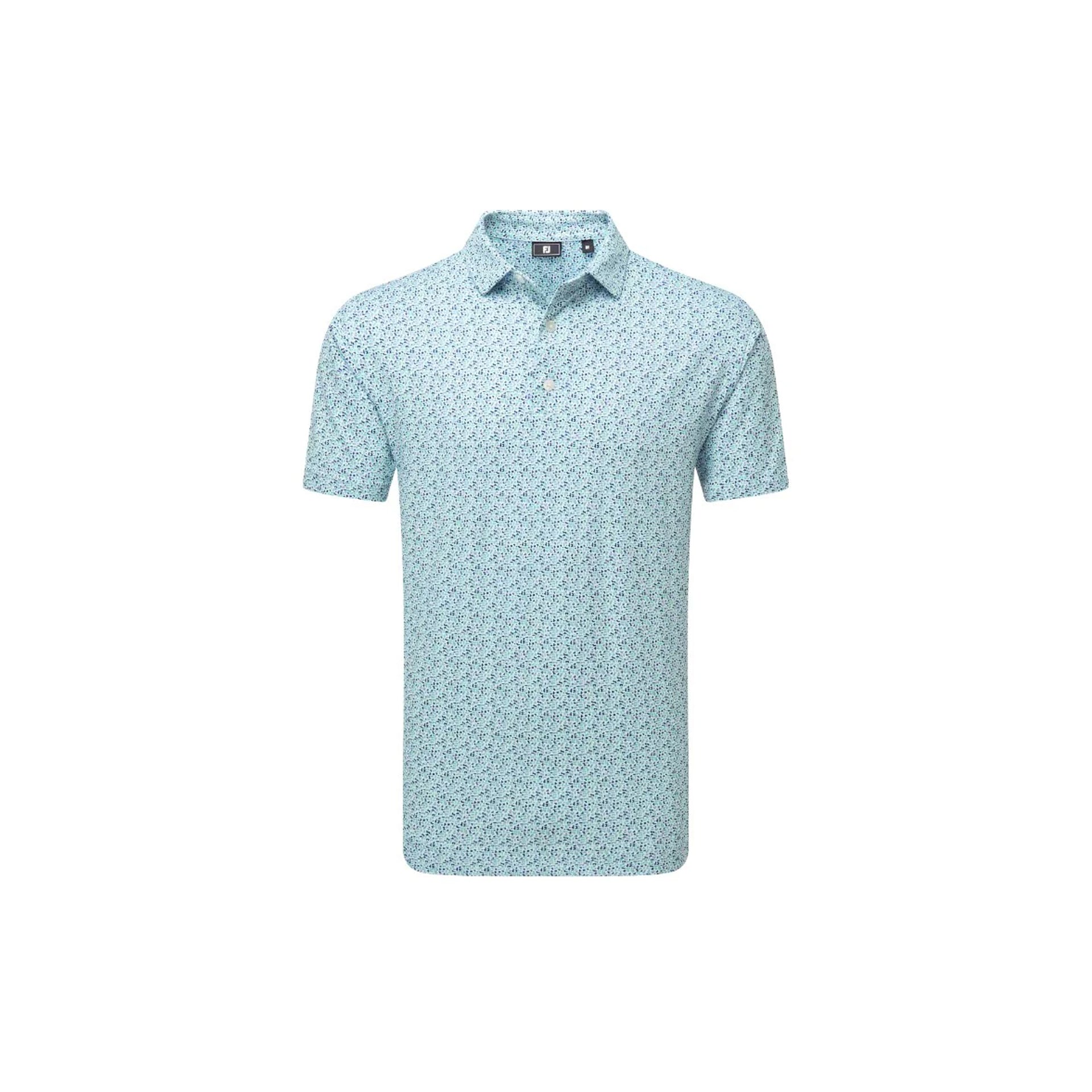 FJ GAMER PRINT PIQUE WHT/STEEL BLUE/NVY/SEAFOAM 3XL