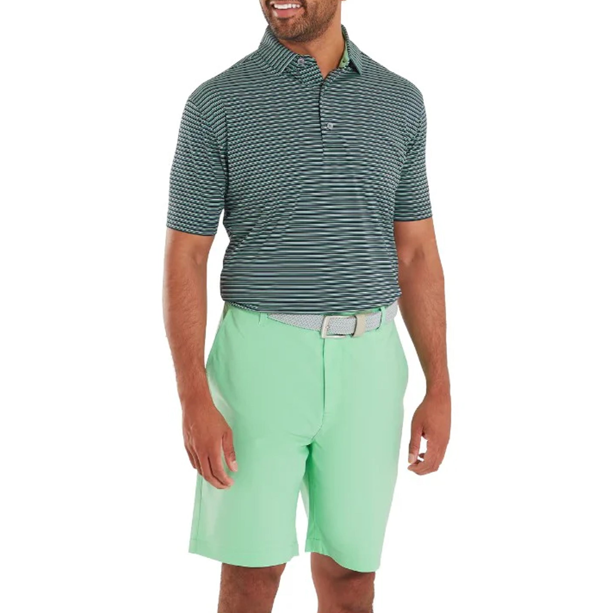 FJ TRIPLE PINSTRIPE LISLE NVY L
