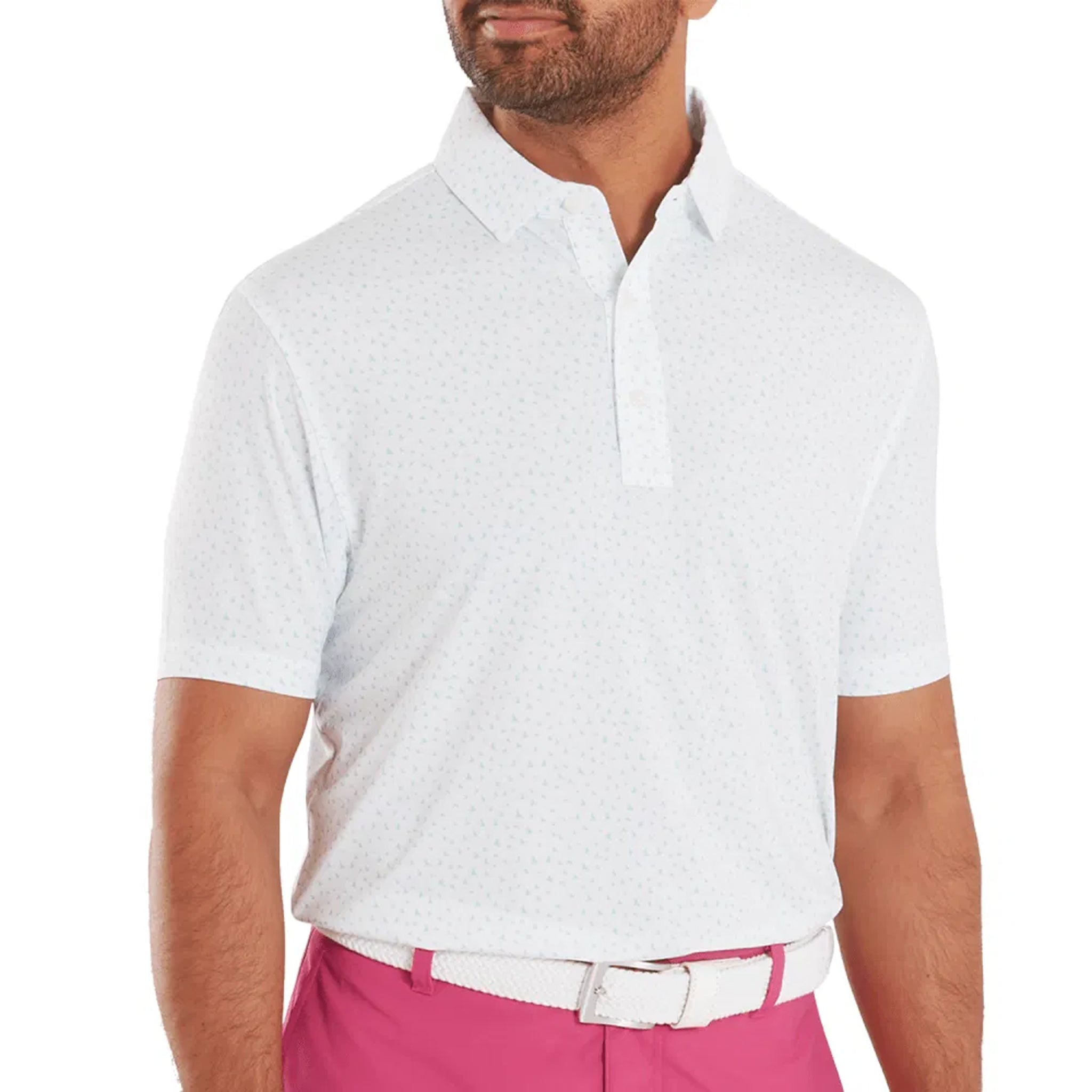 FJ BIRD PRINT LISLE WHT/AIR BLUE XL