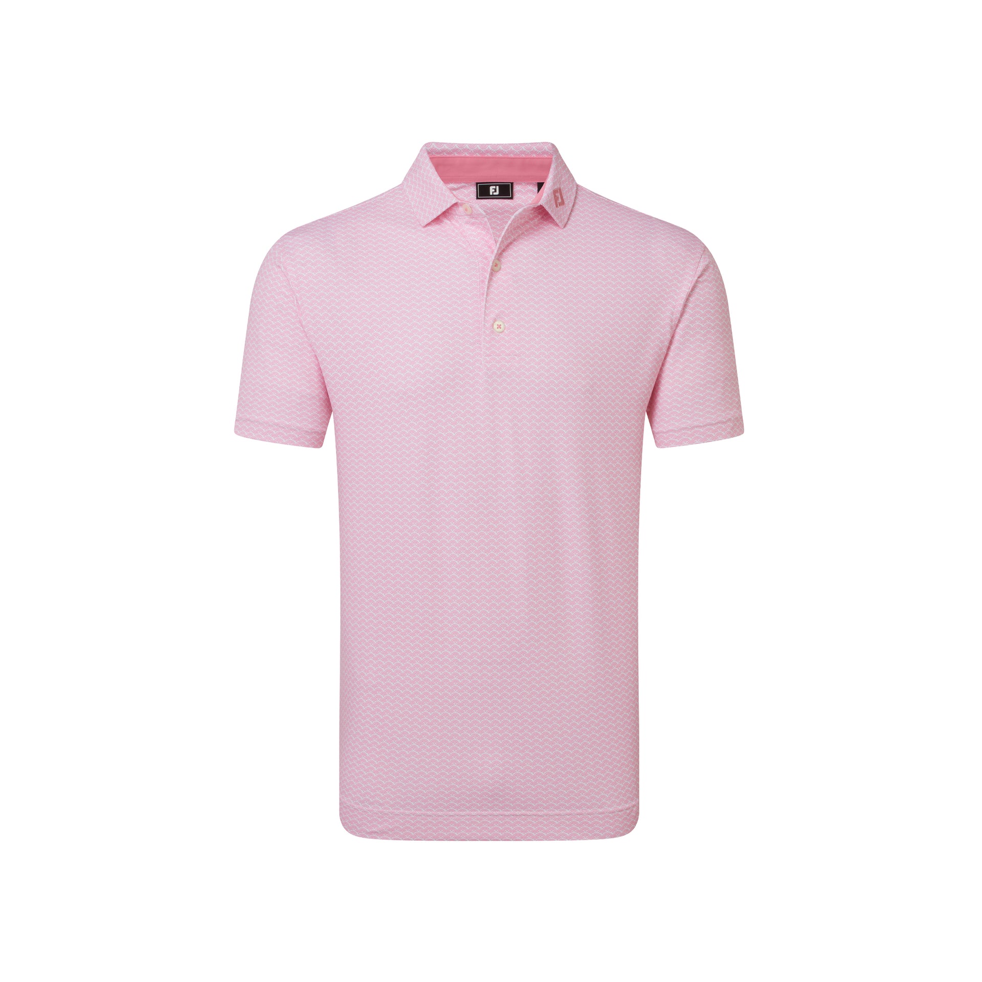 SCALLOP GEO PIQUE PINK POP