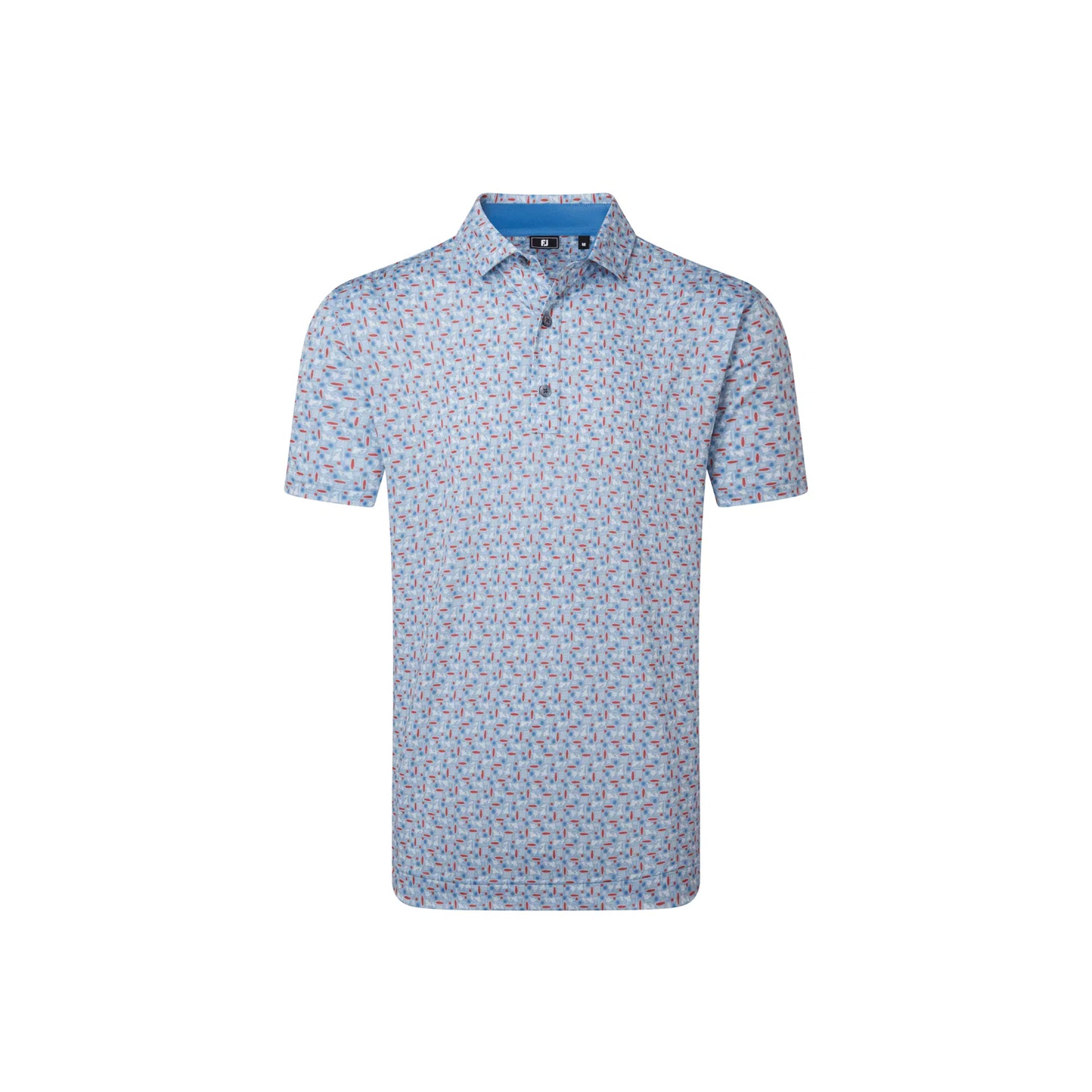 FJ SURFS UP PRINT LISLE WHITE/CHAMBRAY/NANTUCKET RED/COASTAL BLUE