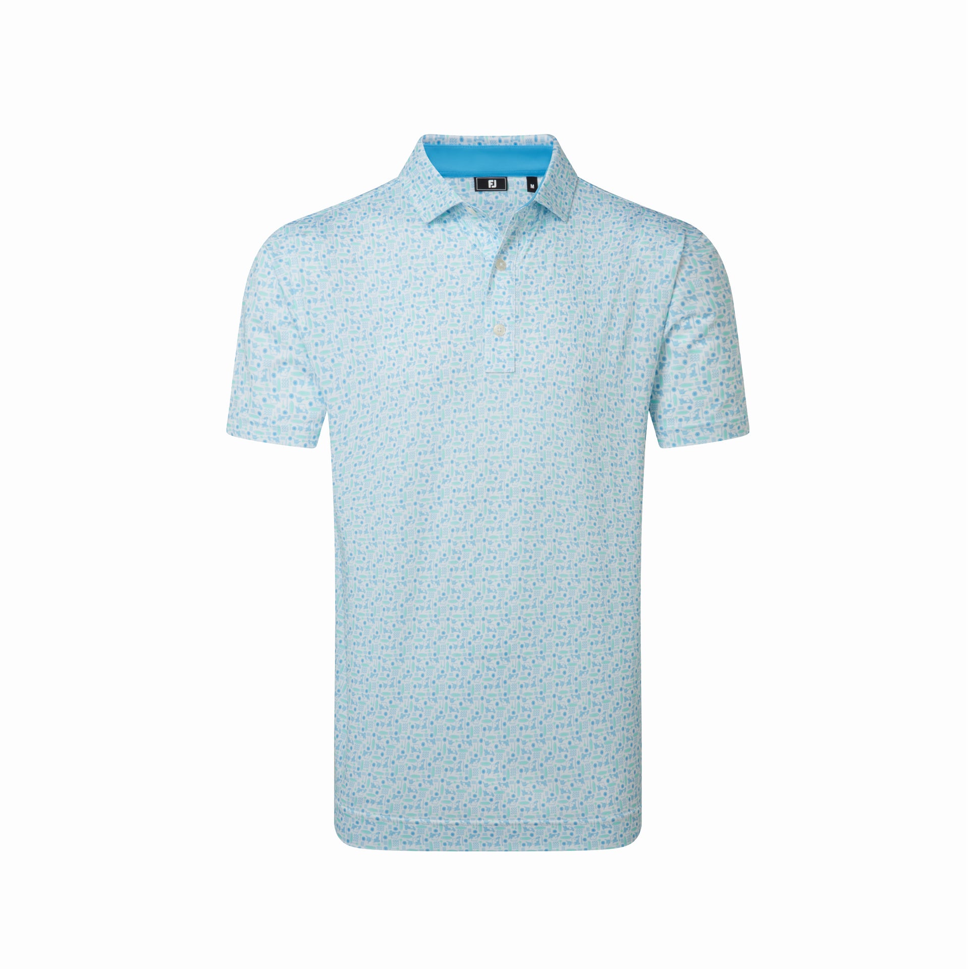FJ SURFS UP PRINT LISLE DEEP REEF / WHITE / SEA GLASS / BLUE REEF