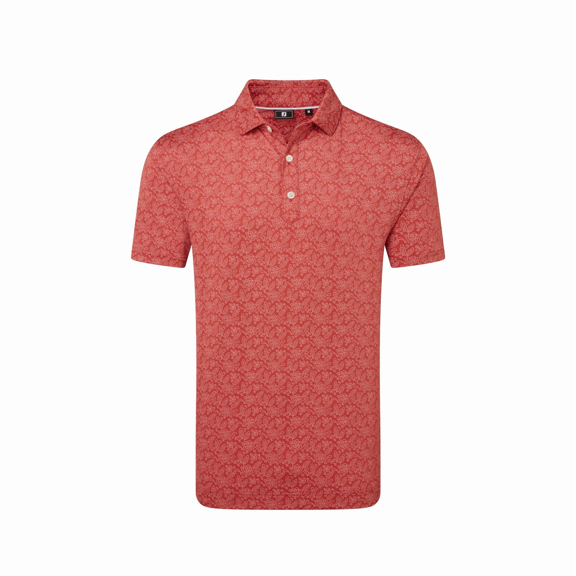WINGTIP FLORAL LISLE NANTUCKET RED / WHITE
