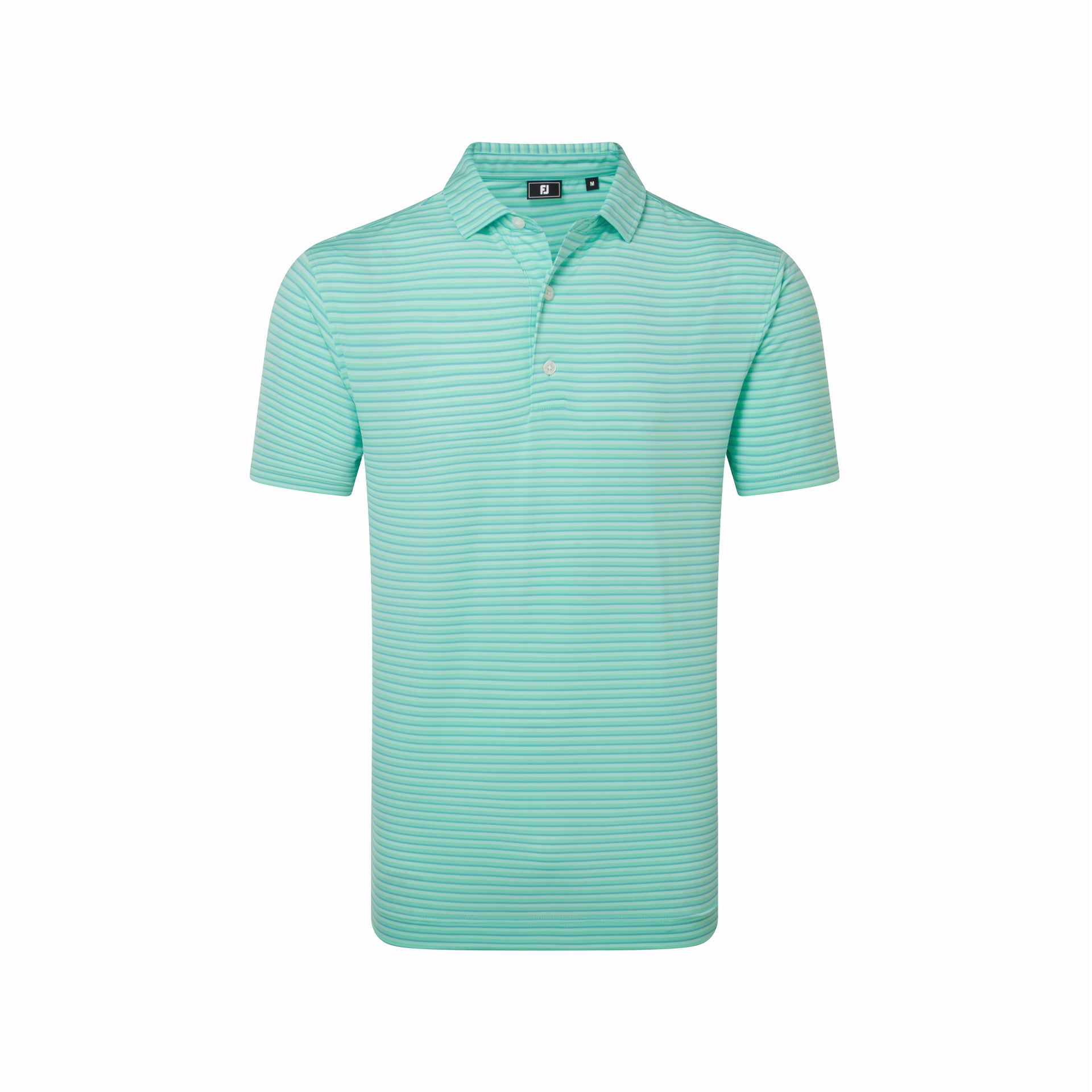 FJ SHADOW STRIPE LISLE SEA GLASS