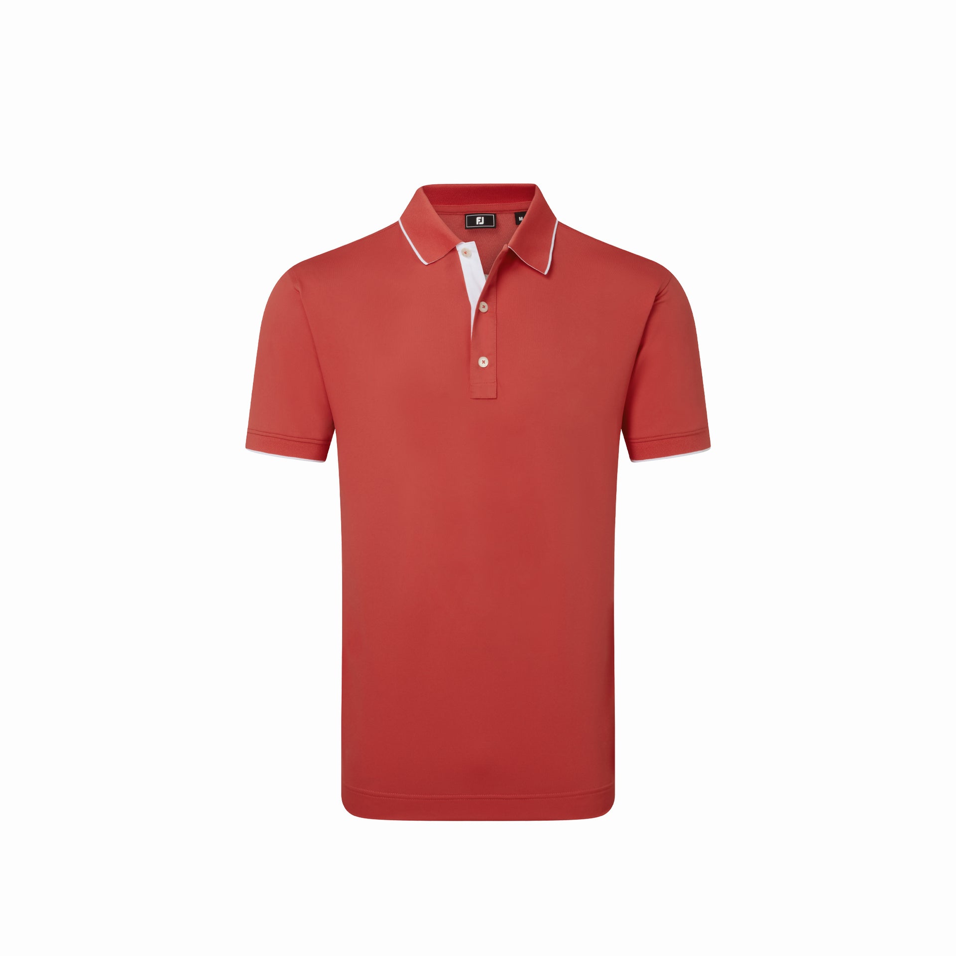FJ WORDMARK PIQUE NANTUCKET RED