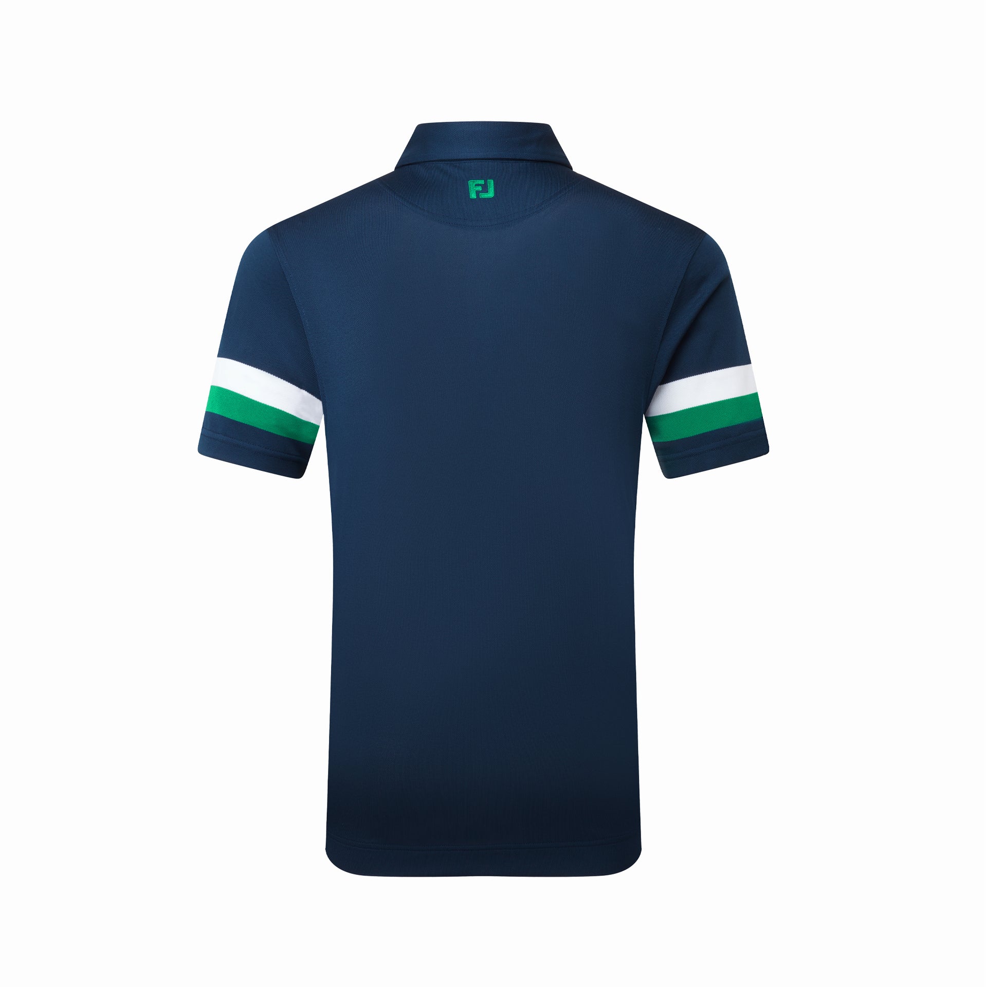 SLEEVE STRIPE PIQUE NAVY / FIELD GREEN / WHITE