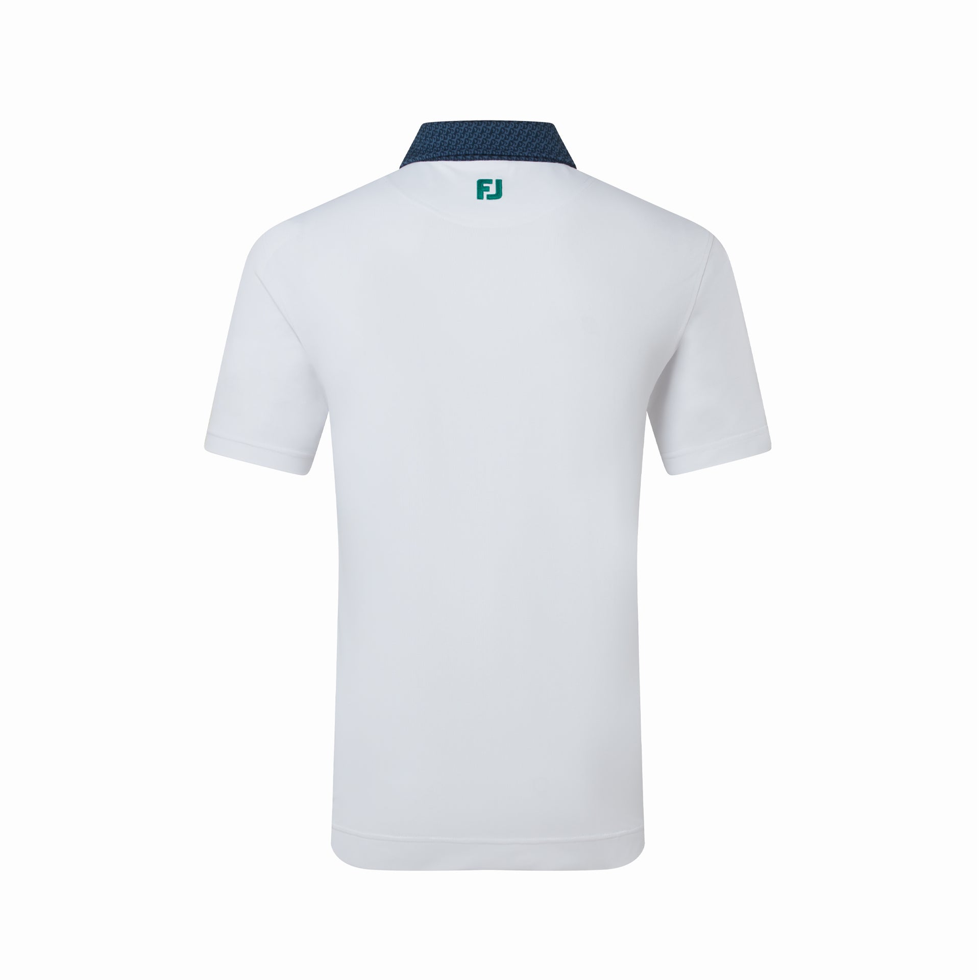 STAR GEO TRIM PIQUE WHITE / NAVY