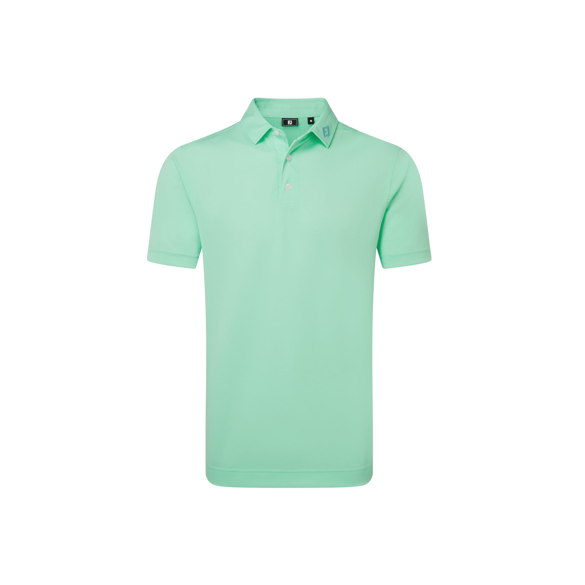 FJ STRETCH PIQUE SOLID SEA GLASS