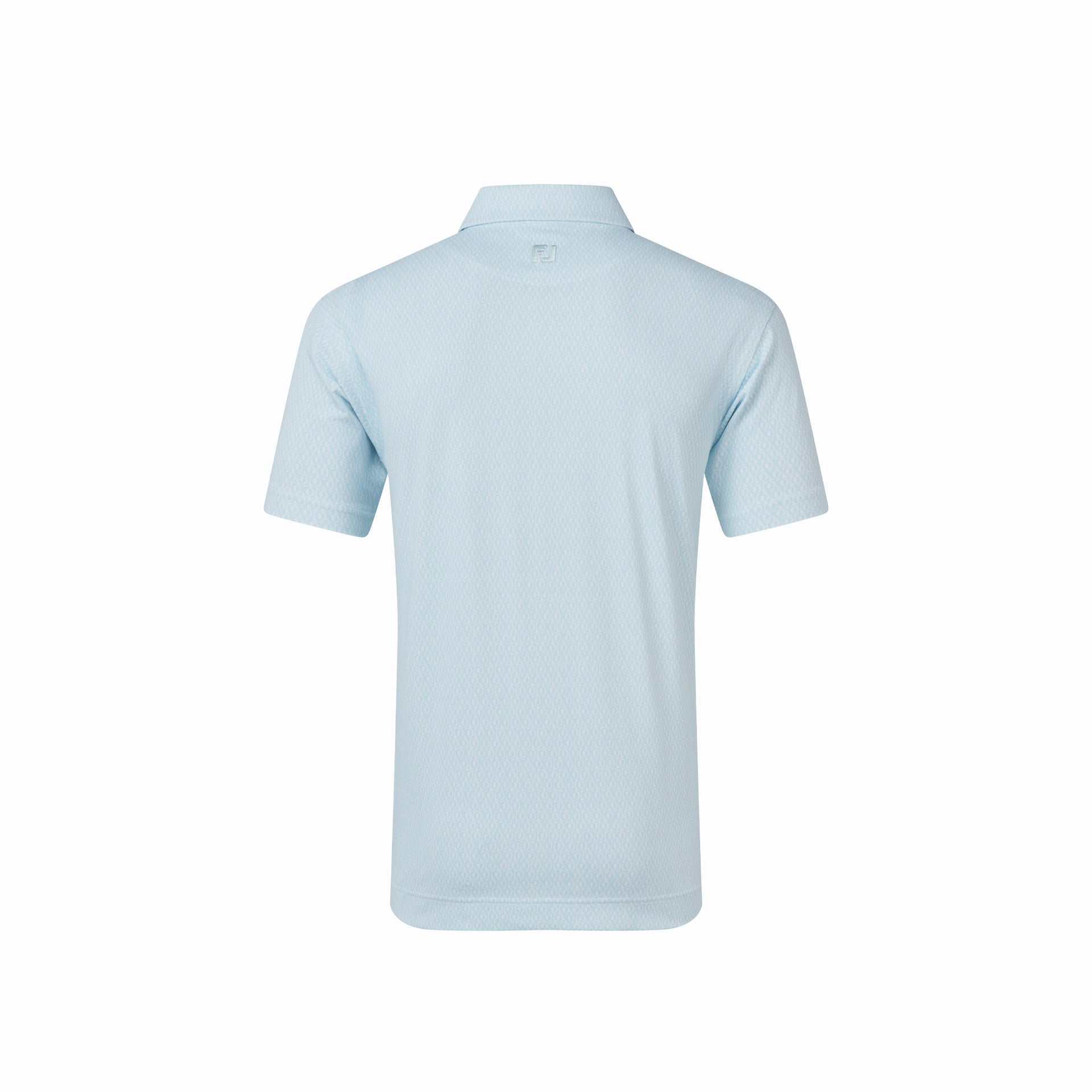 FJ MODERNIST GEO PIQUE WHITE/ICE BLUE