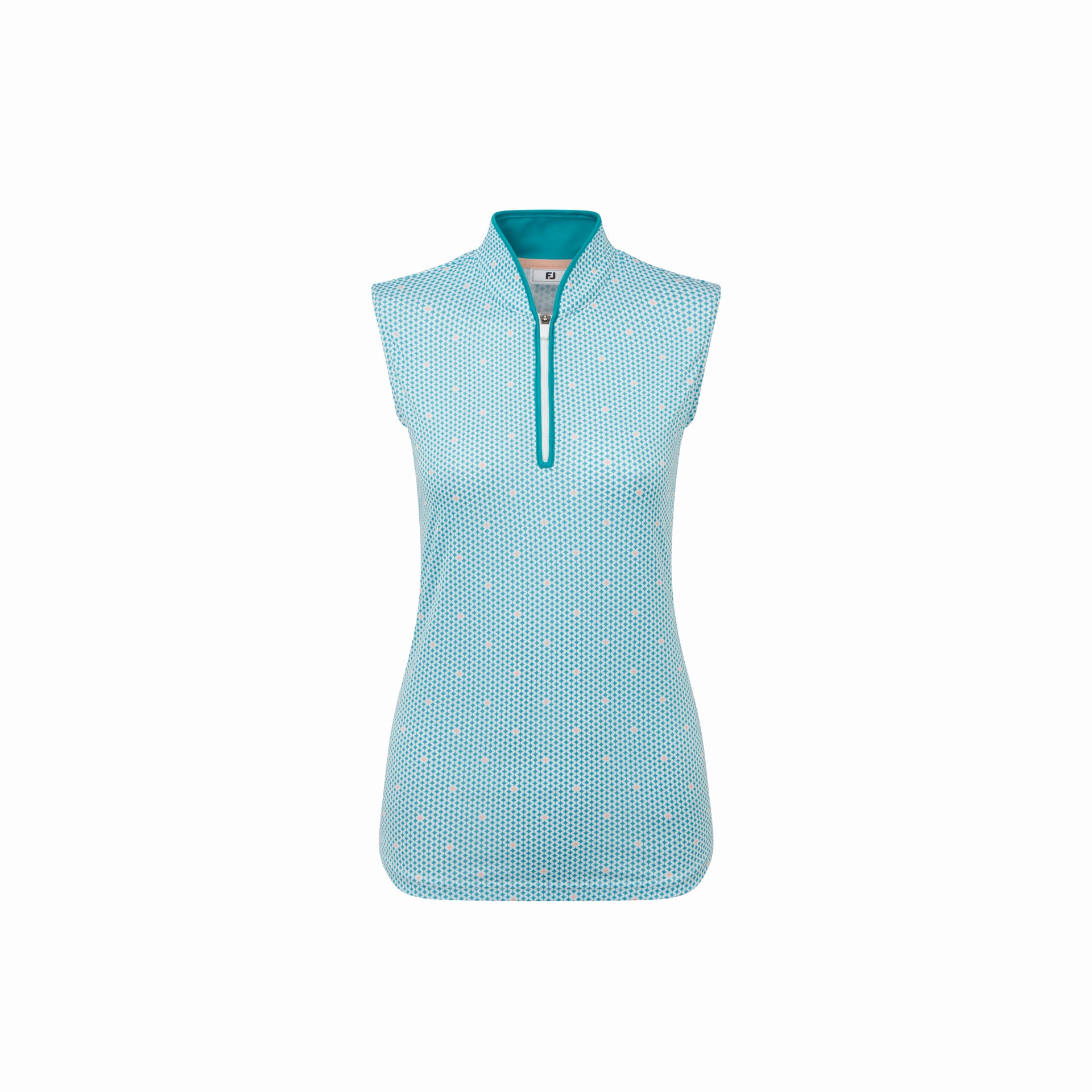 FJ ZIP FRONT TANK PRINTED NAVY / WHITE / DUSTY VIOLET