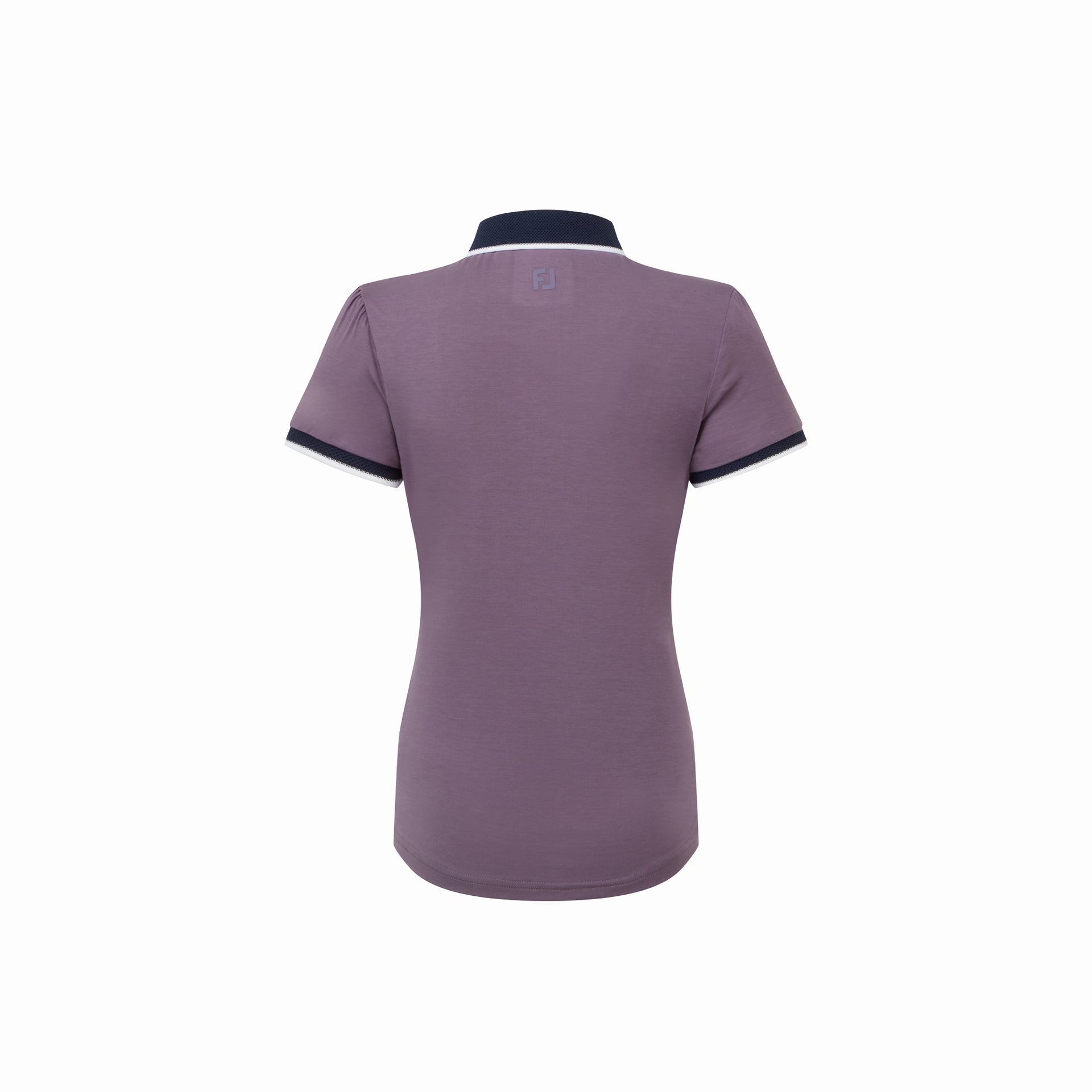 FJ CAP SLEEVE POLO DUSTY VIOLET / NAVY