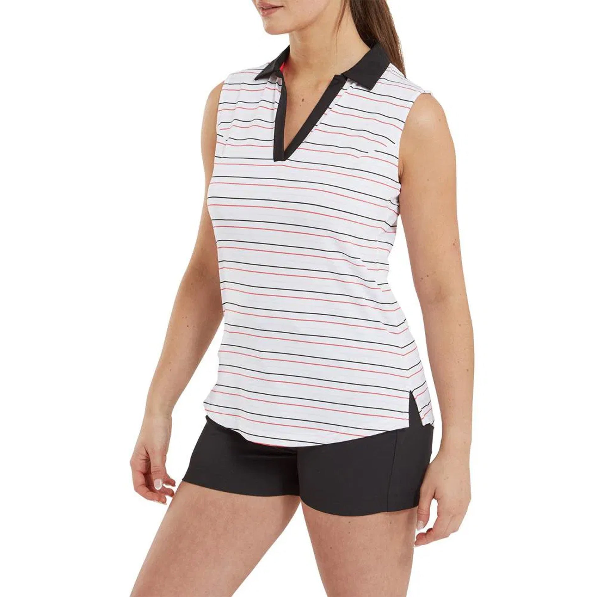 FJ EU STRIPED SLEVELESS WOMENS BLACK S