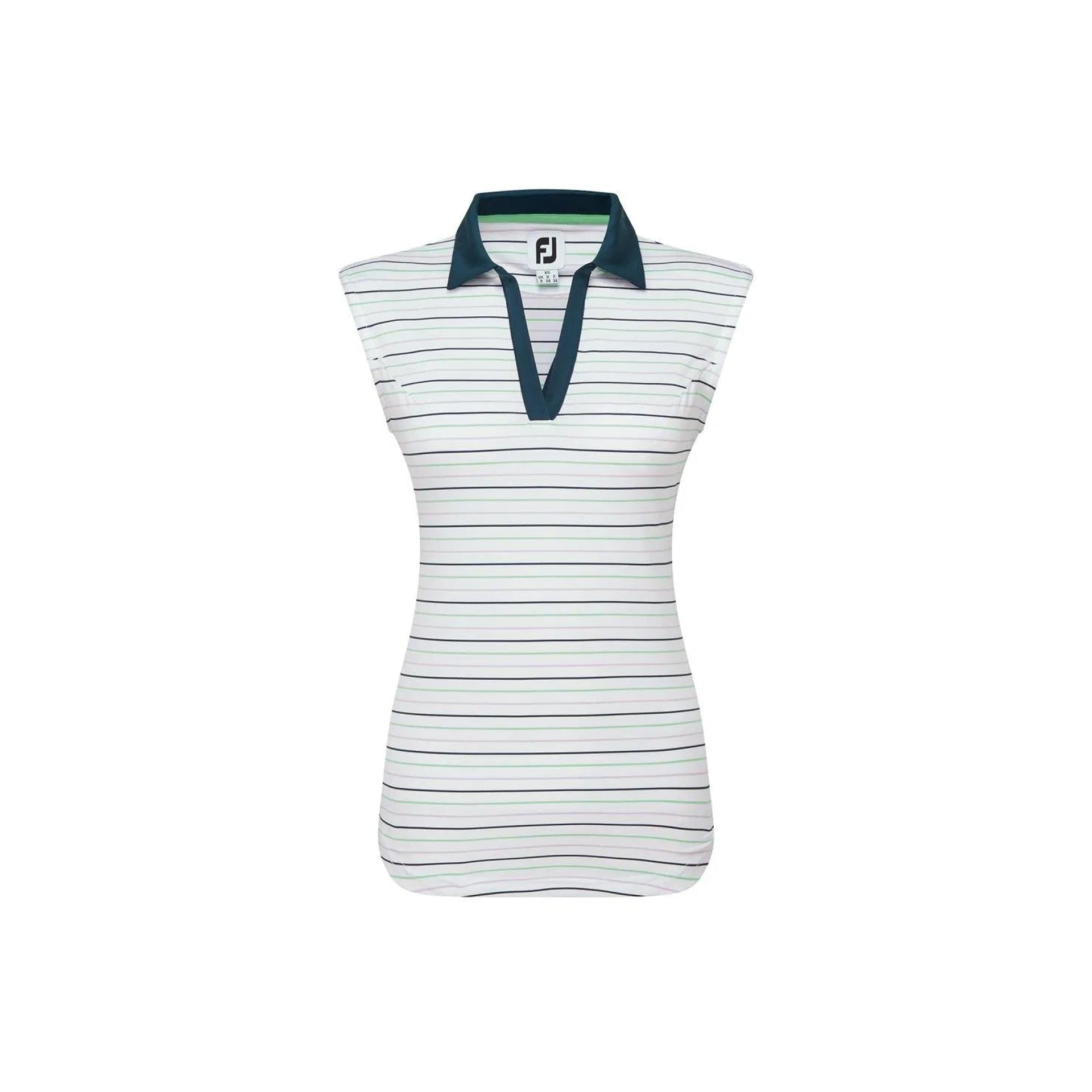 FJ EU STRIPED SLEVELESS WOMENS NAVY L