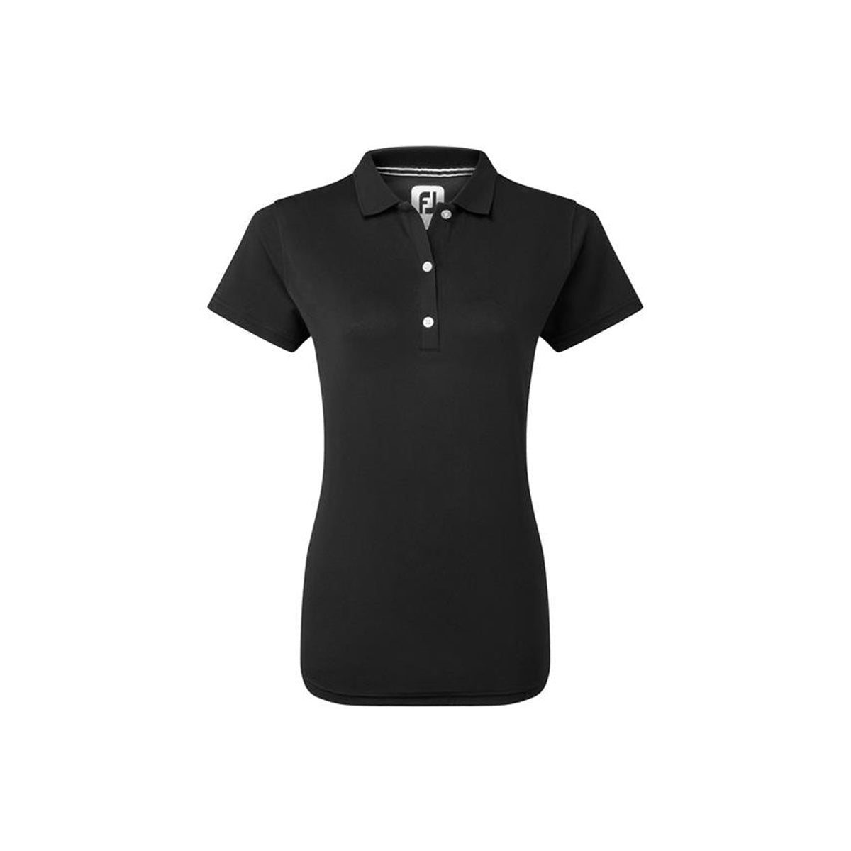 FJ PIQ SHIRT WOMENS BLACK L