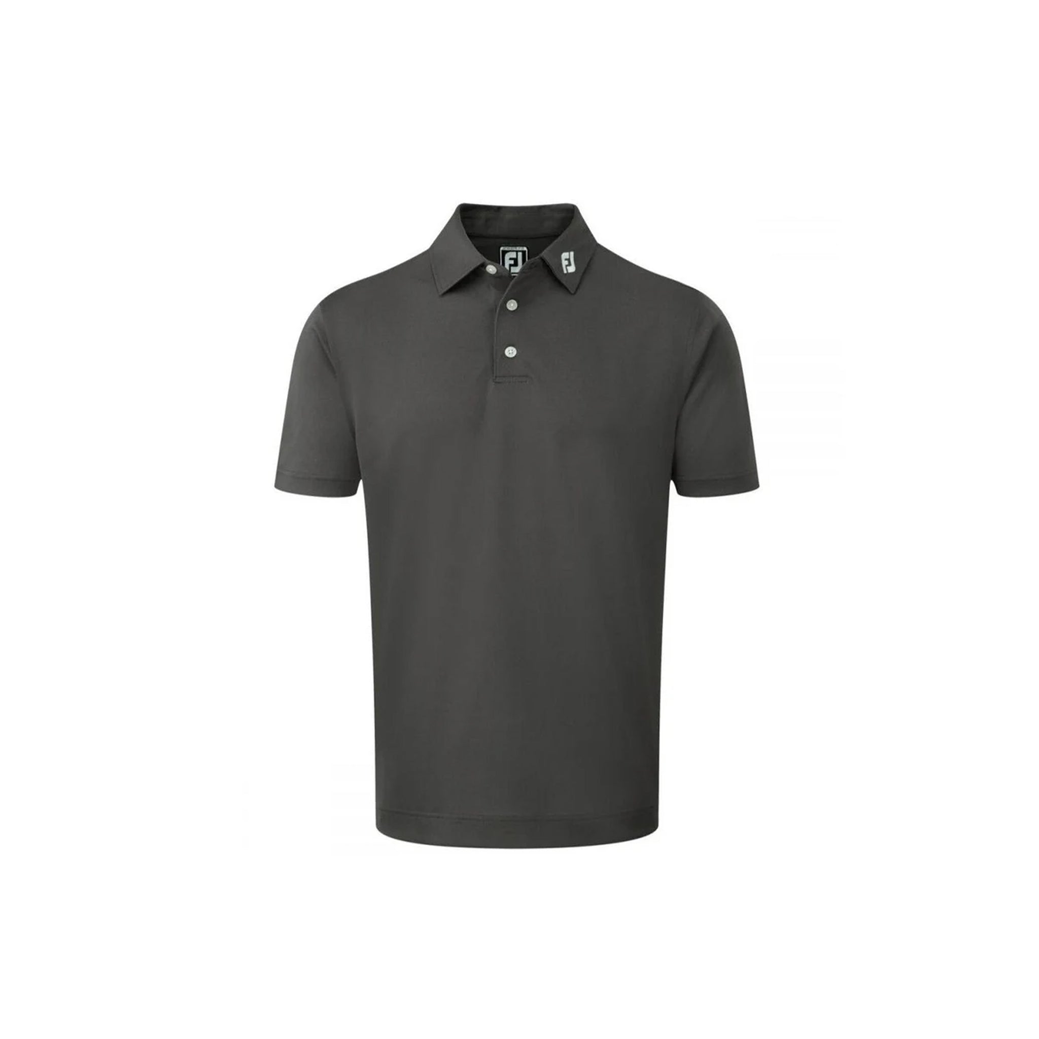 FJ STRETCH PIQUE SOLID SHIRT ATHLETIC FIT BLACK 3XL