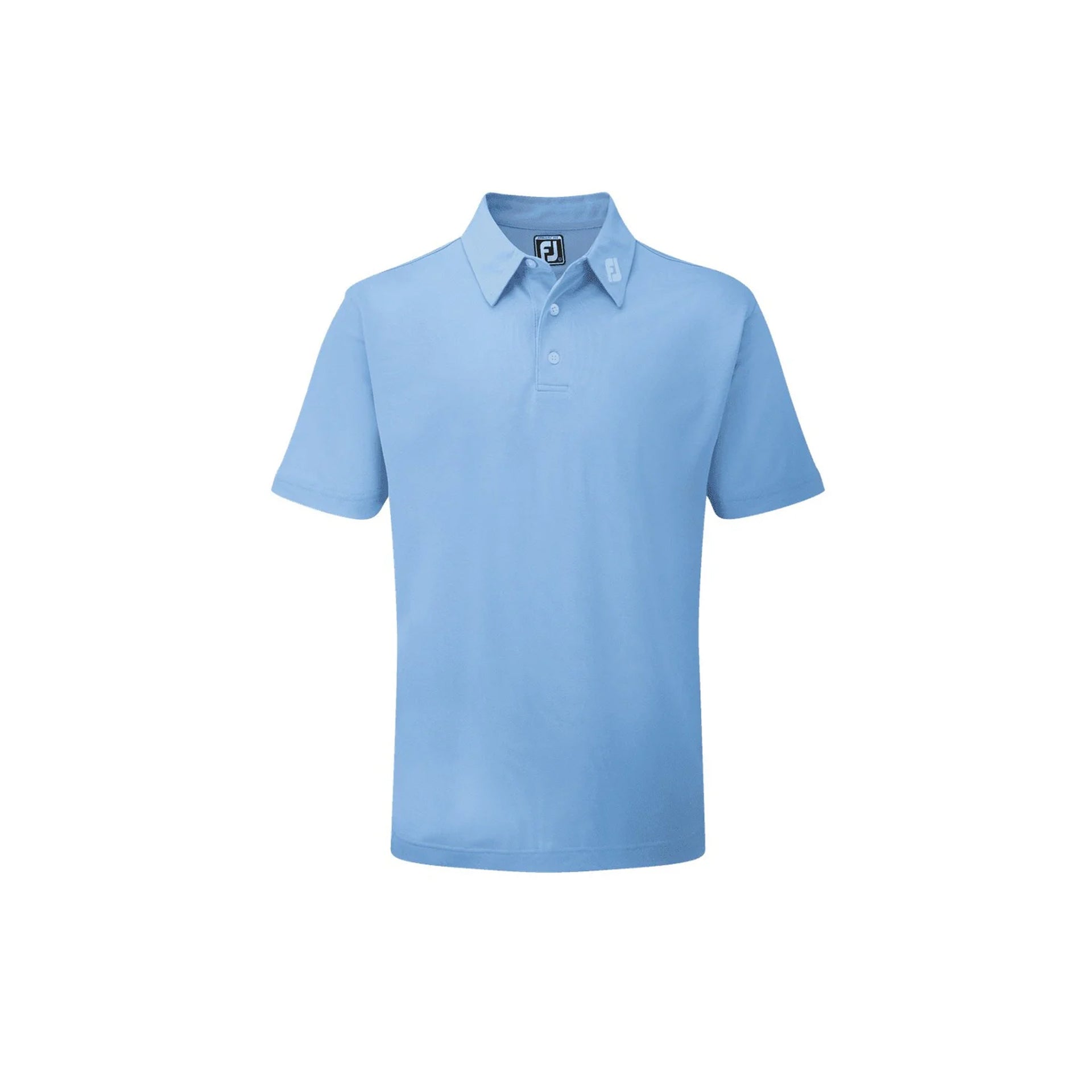 FJ STRETCH PIQUE SOLID SHIRT ATHLETIC FIT LIGHT BLUE L