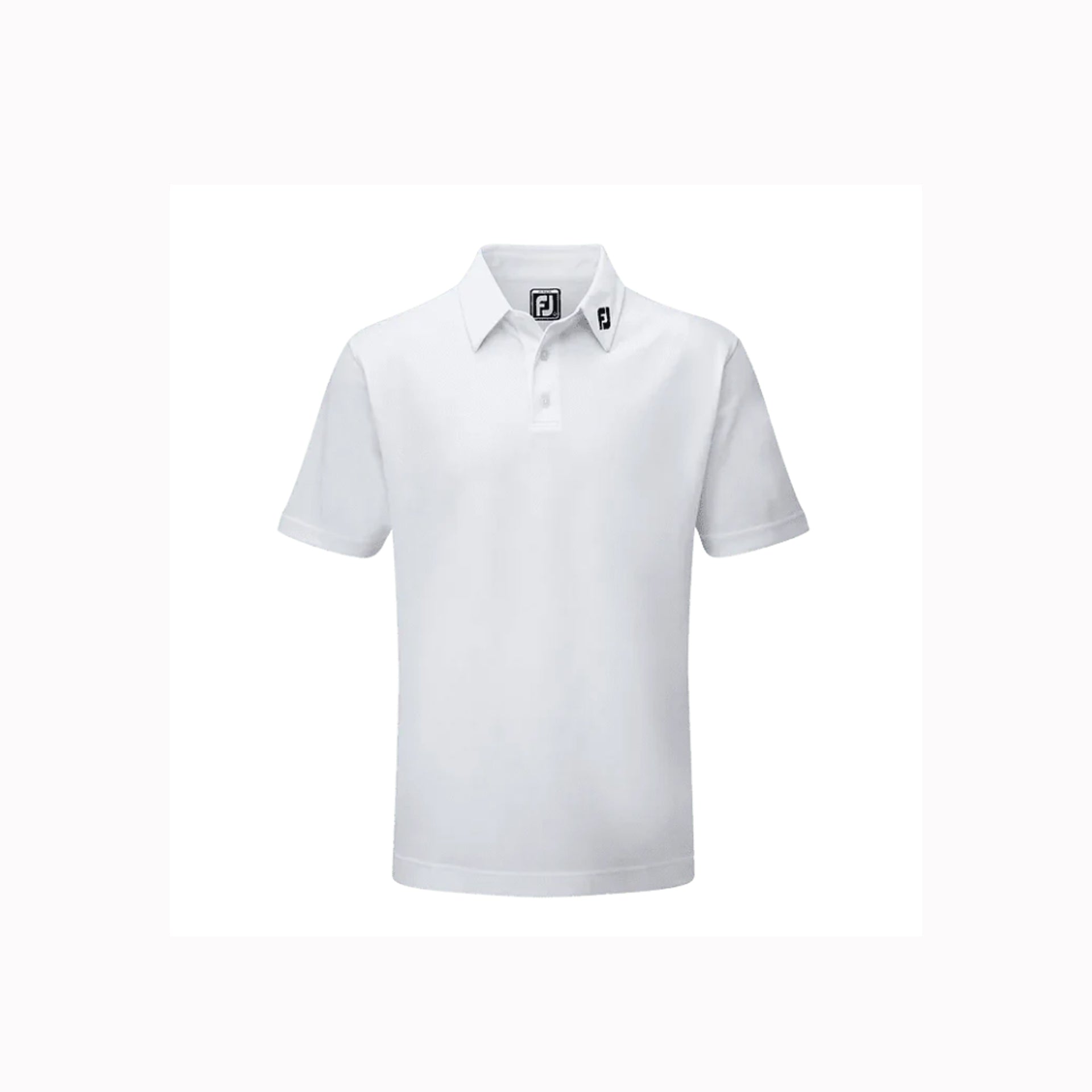 FJ JUNIOR STRETCH PIQUE WHITE