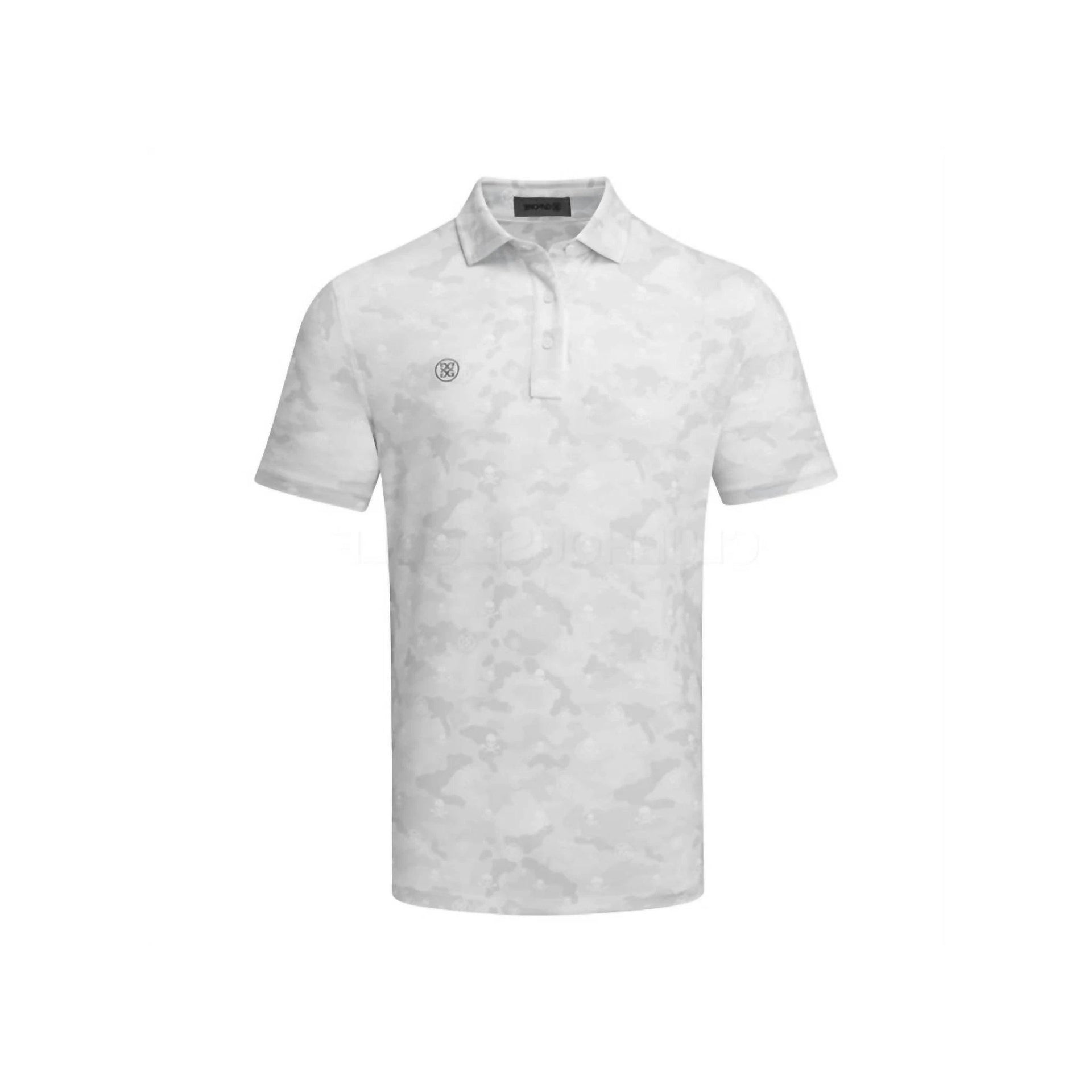 G4 MAPPED ICON CAMO TECH JERSEY POLO SNOW