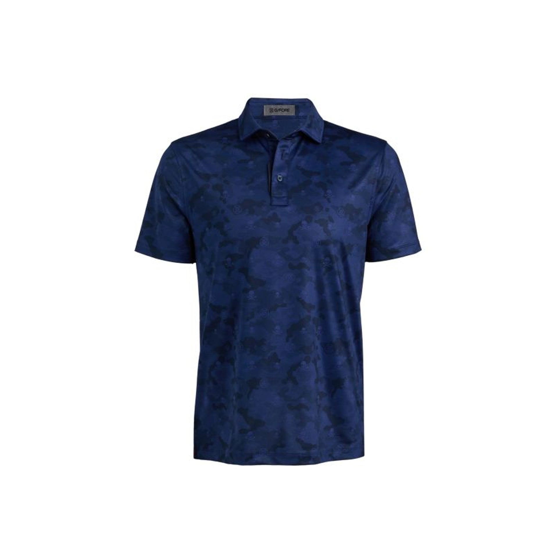 G4 MAPPED ICON CAMO TECH JERSEY POLO TWILIGHT