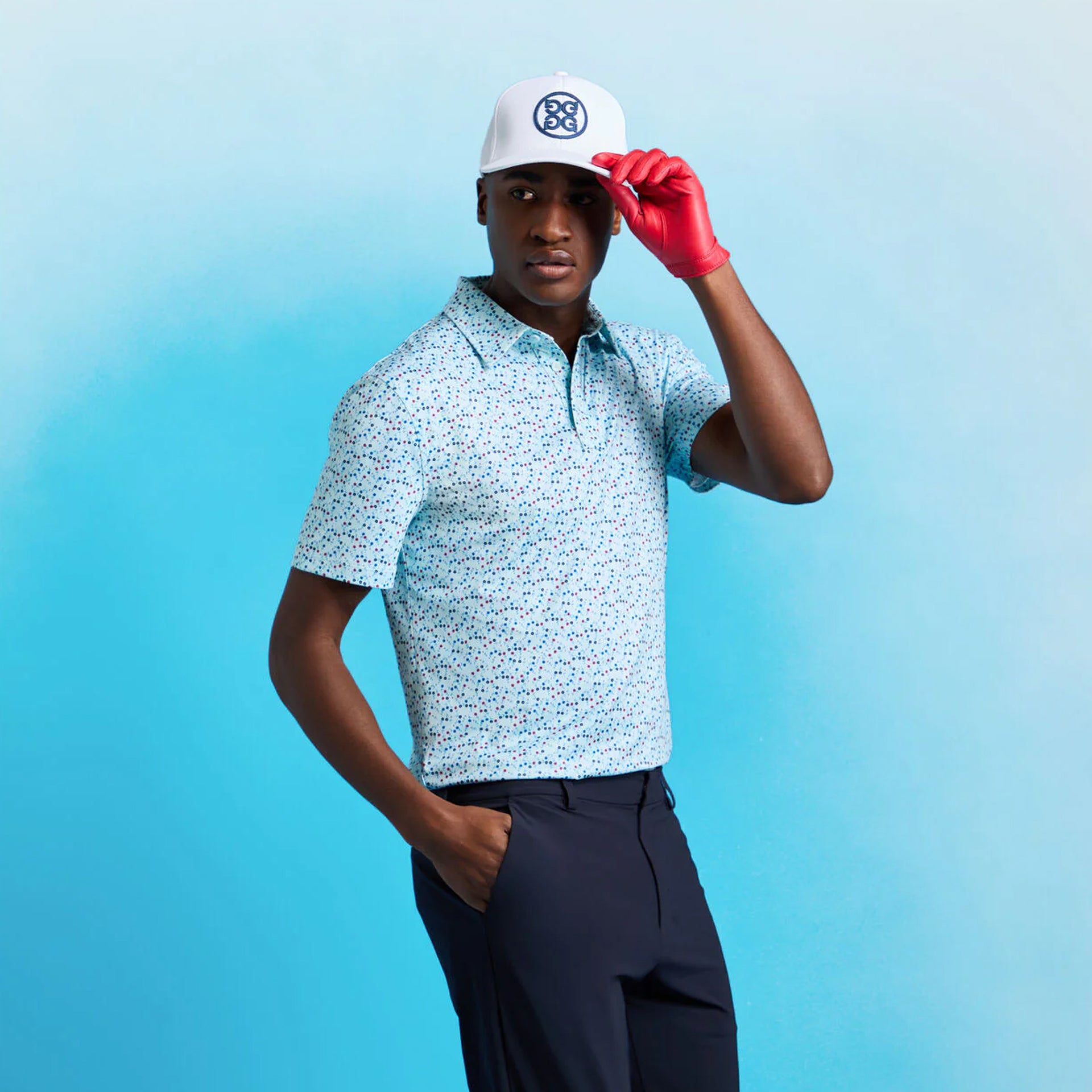G4 AYE POPPY TECH JERSEY POLO DAYBREAK / S